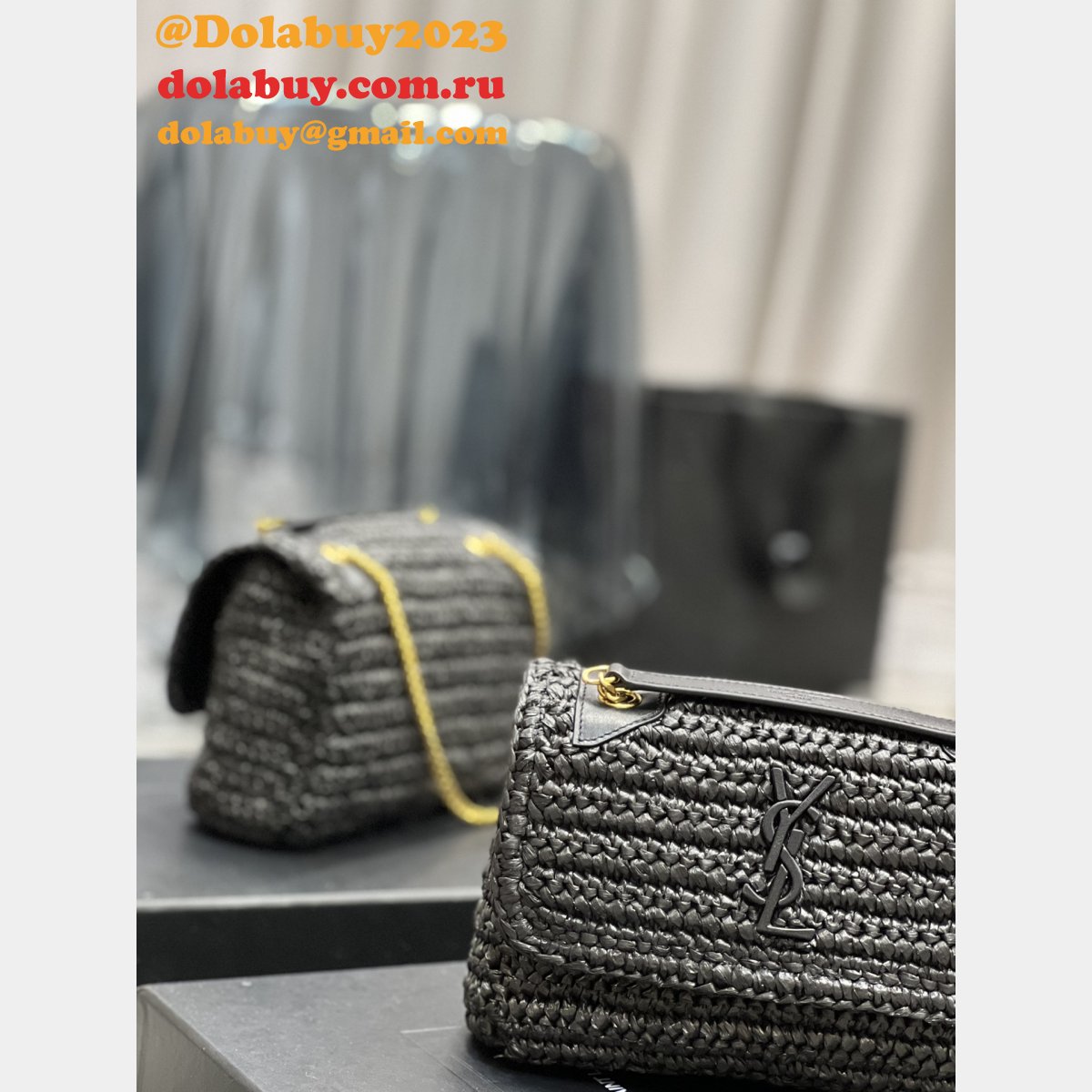 Quality YSL Niki Weave Bag Replica 22/28cm 633151/633158
