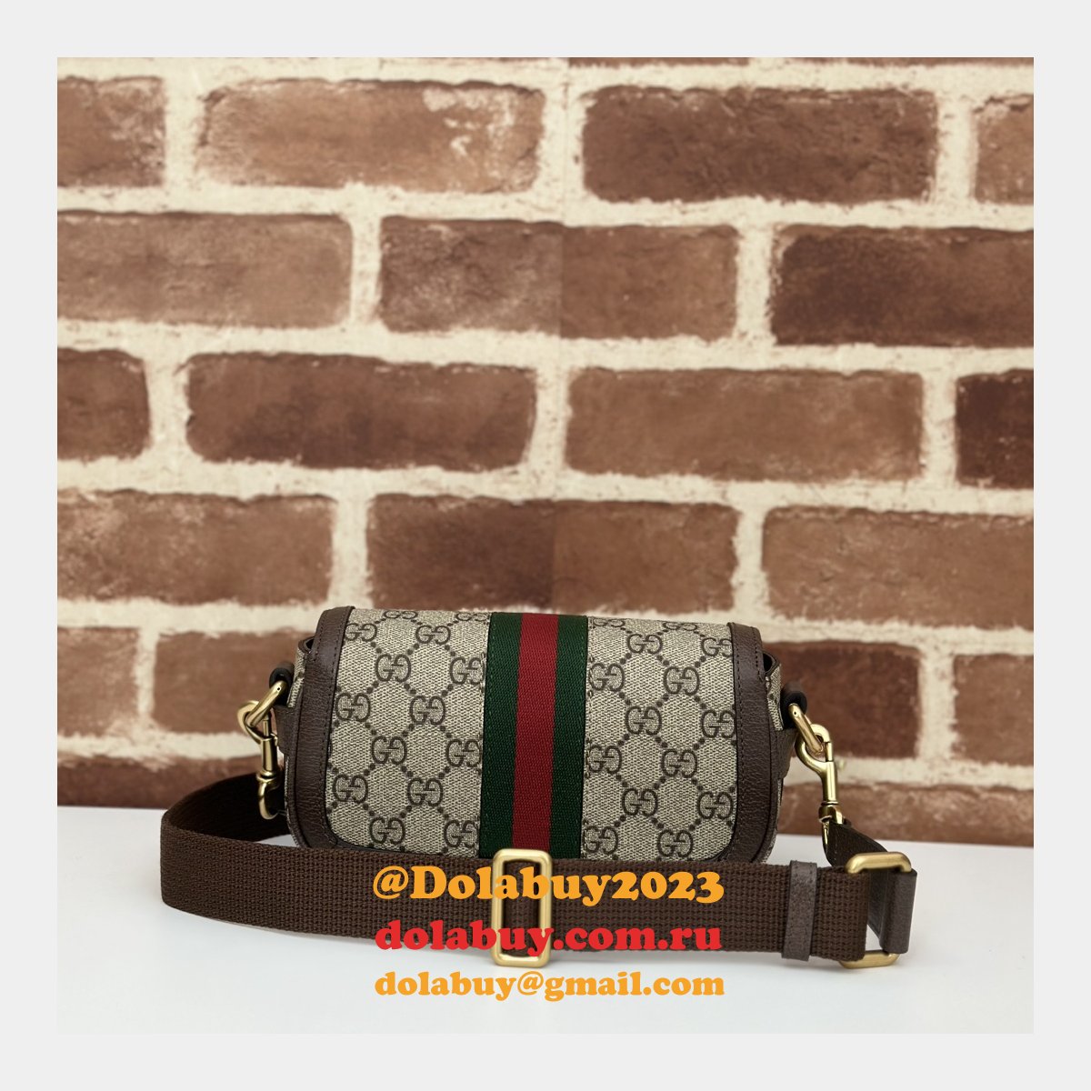 Gucci 1:1 Replcia Ophidia Super Mini Shoulder Quality 795466 Bag
