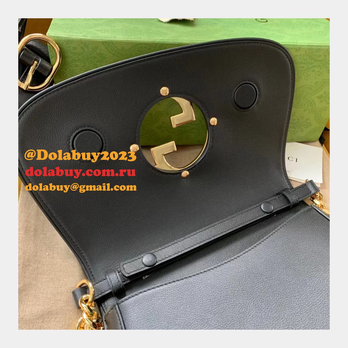 leather G*u*i fake high quality blondie shoulder 699268 bag