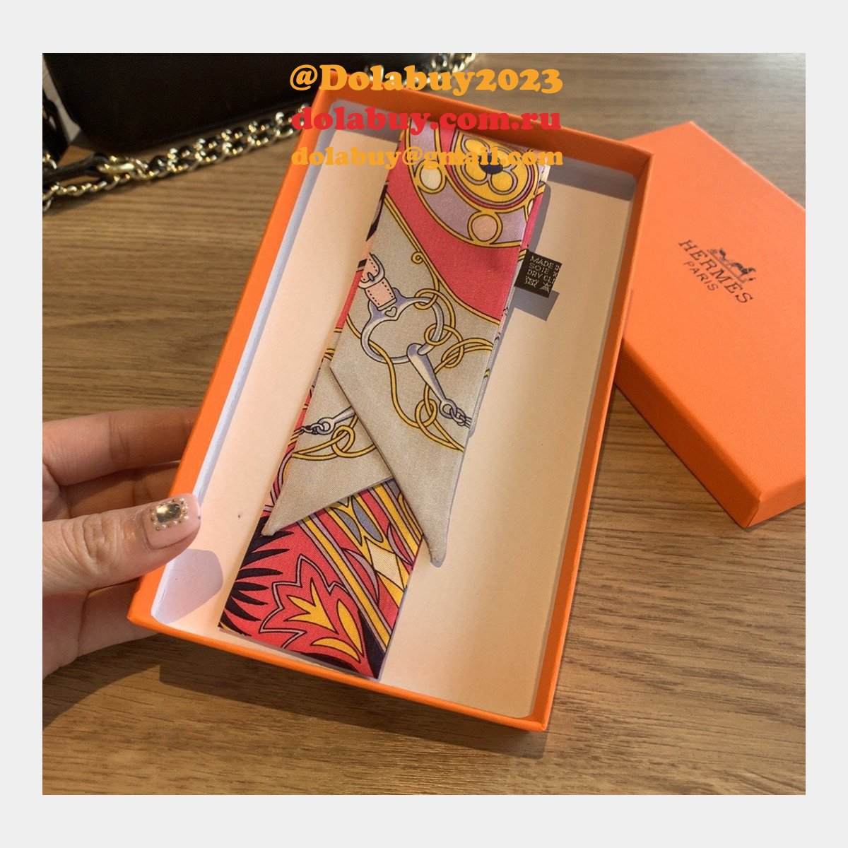 Hermes Top Quality H Twill silk scarf