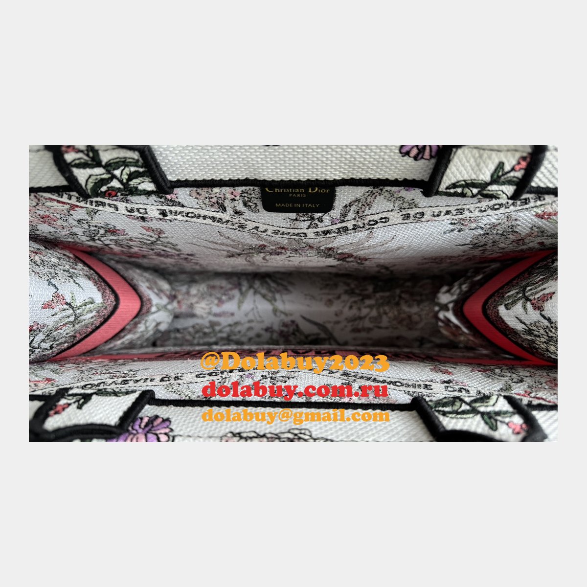 Dior 1:1 Mirror CD Book Tote Top Designer Replica Bags