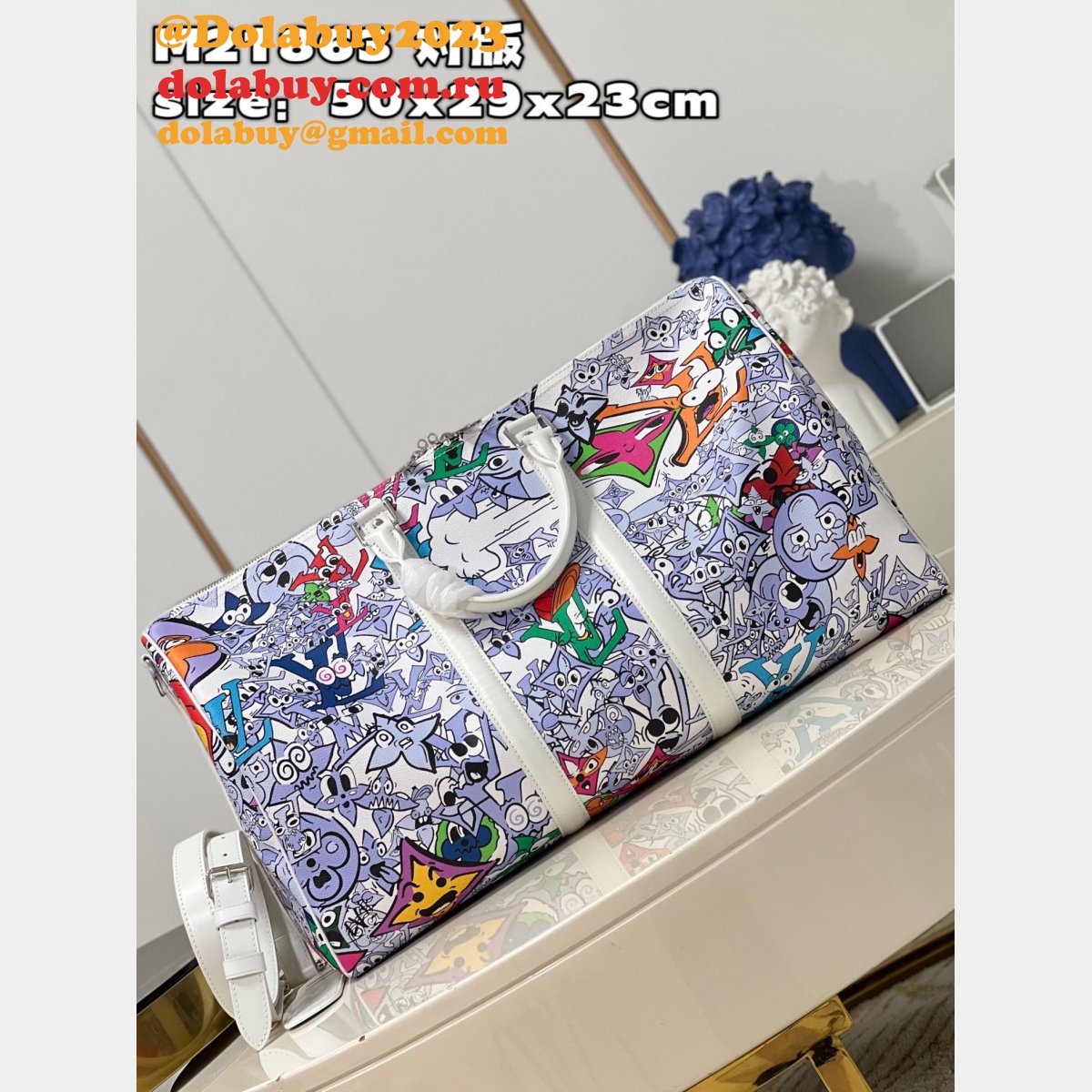 Wholesale Louis Vuitton Travel Keepall Bandoulière 50 Monogram