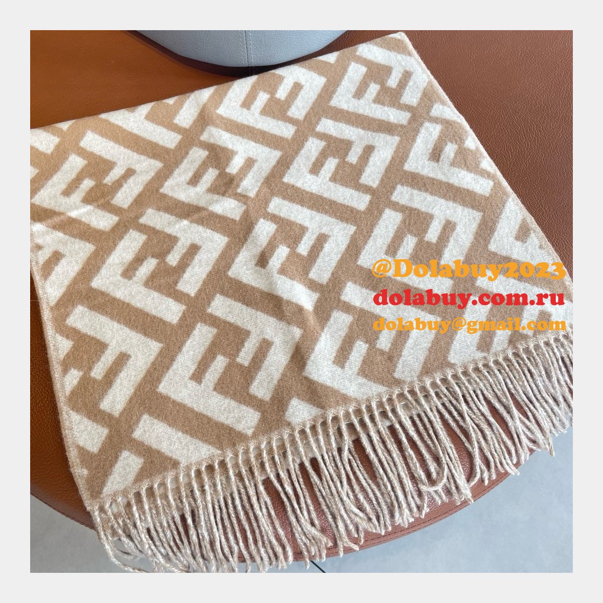 Designer Knockoff Fendi Cashmere Scarf
