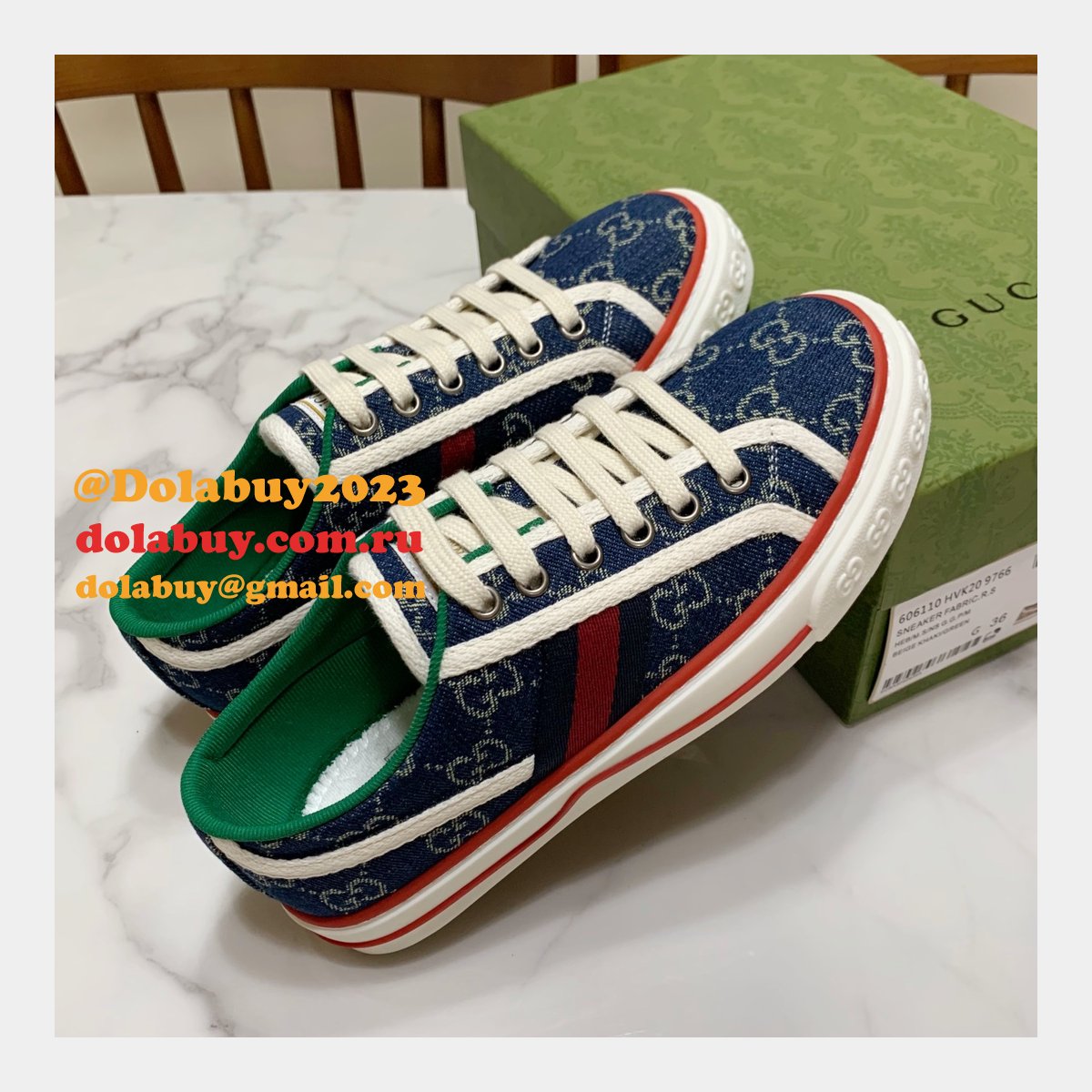 replica G*u*i canvas shoes 1977 series women/men quality for sale