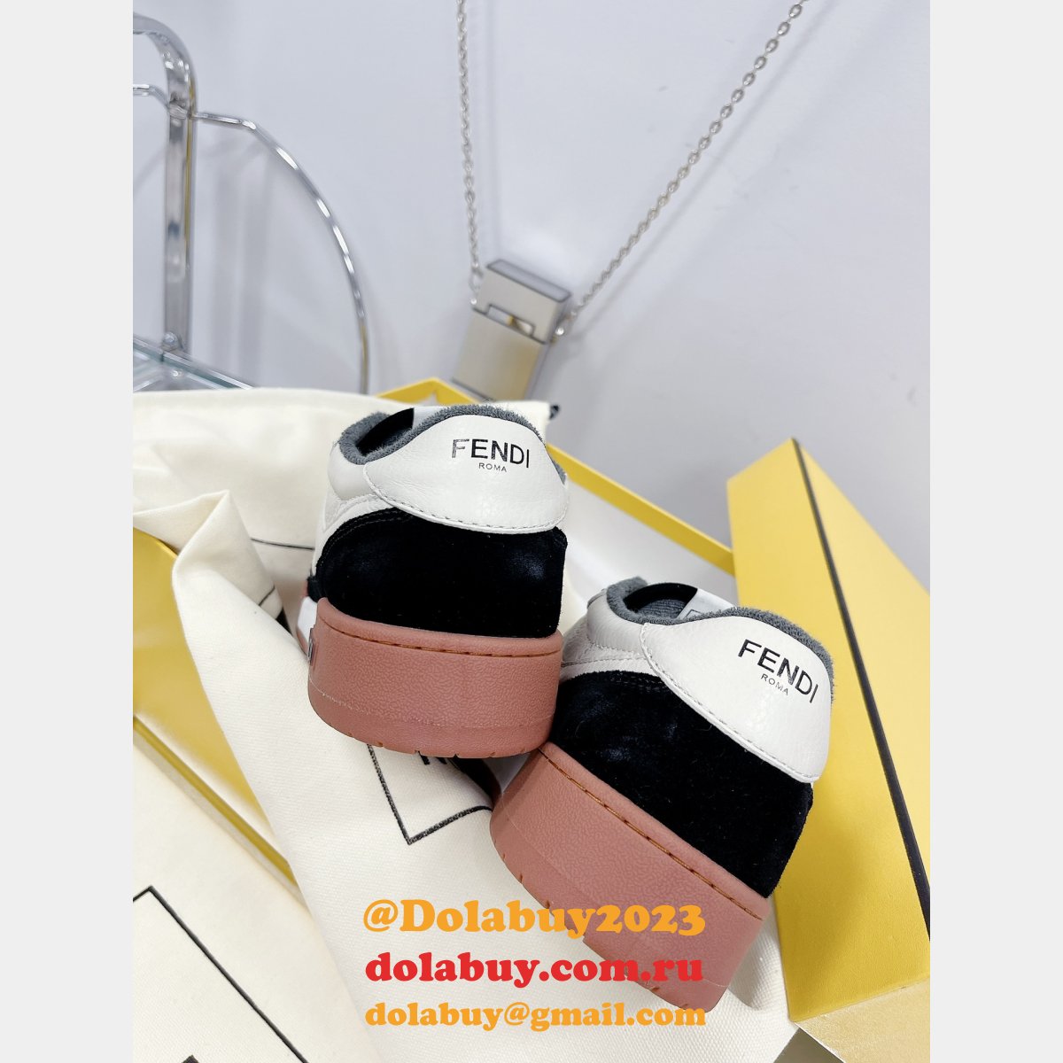 Best Quality Replica Fendi Match TUP F Logo Shoes and Sneaker