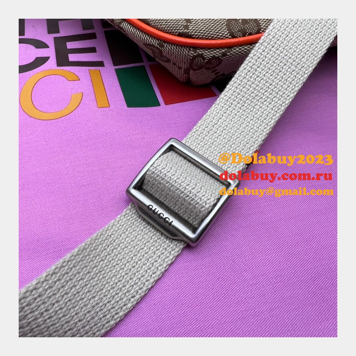 Cheap Replica Gucci 650299 Face X Gucci Belt Bag