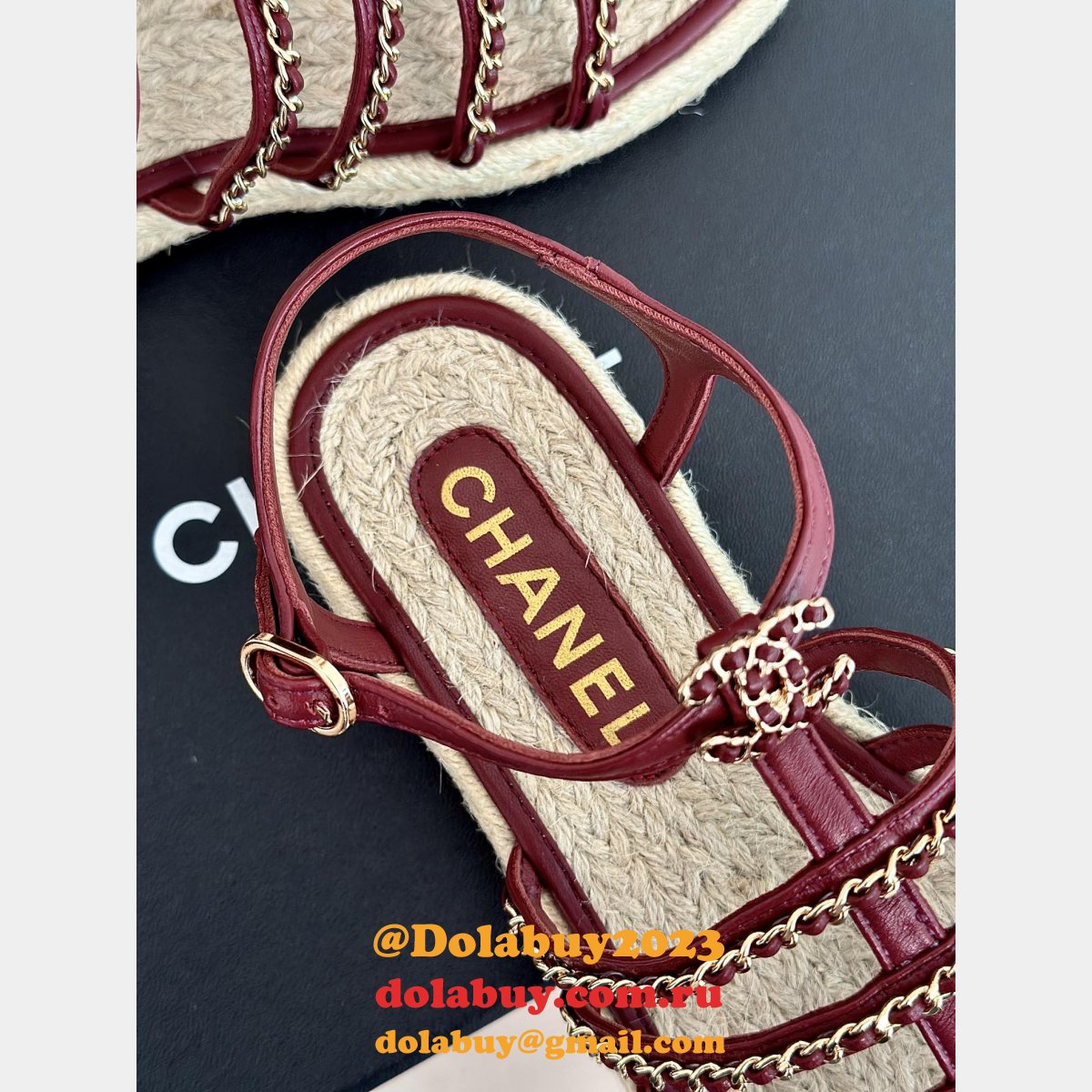 Top Quality CC Fashion Luxury Sandal