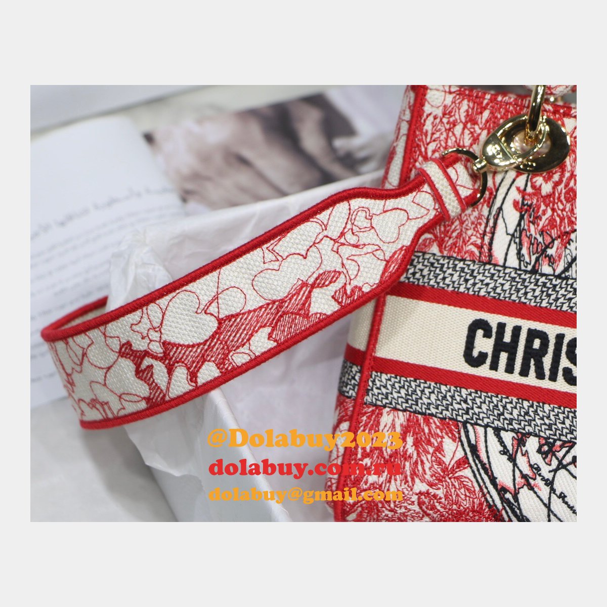 UK Quality Designer Replica Christian Dior Lady Dior 24cm Handbags Bags