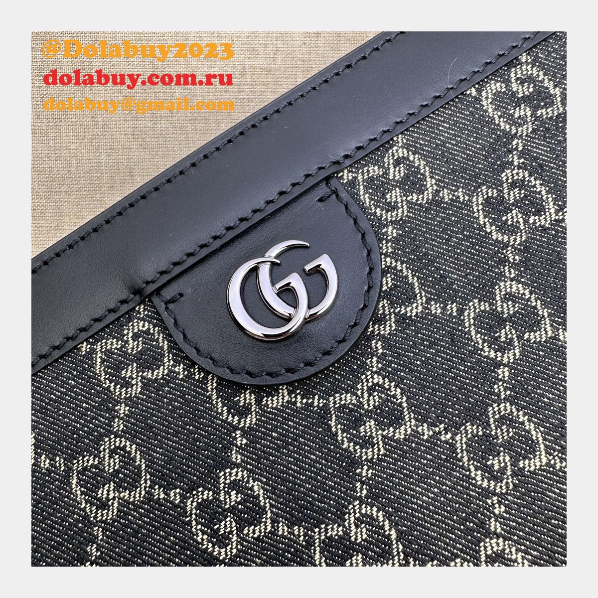 Designer Ophidia GG 1:1 Mirror Shoulder 503877 Black Copy Bag