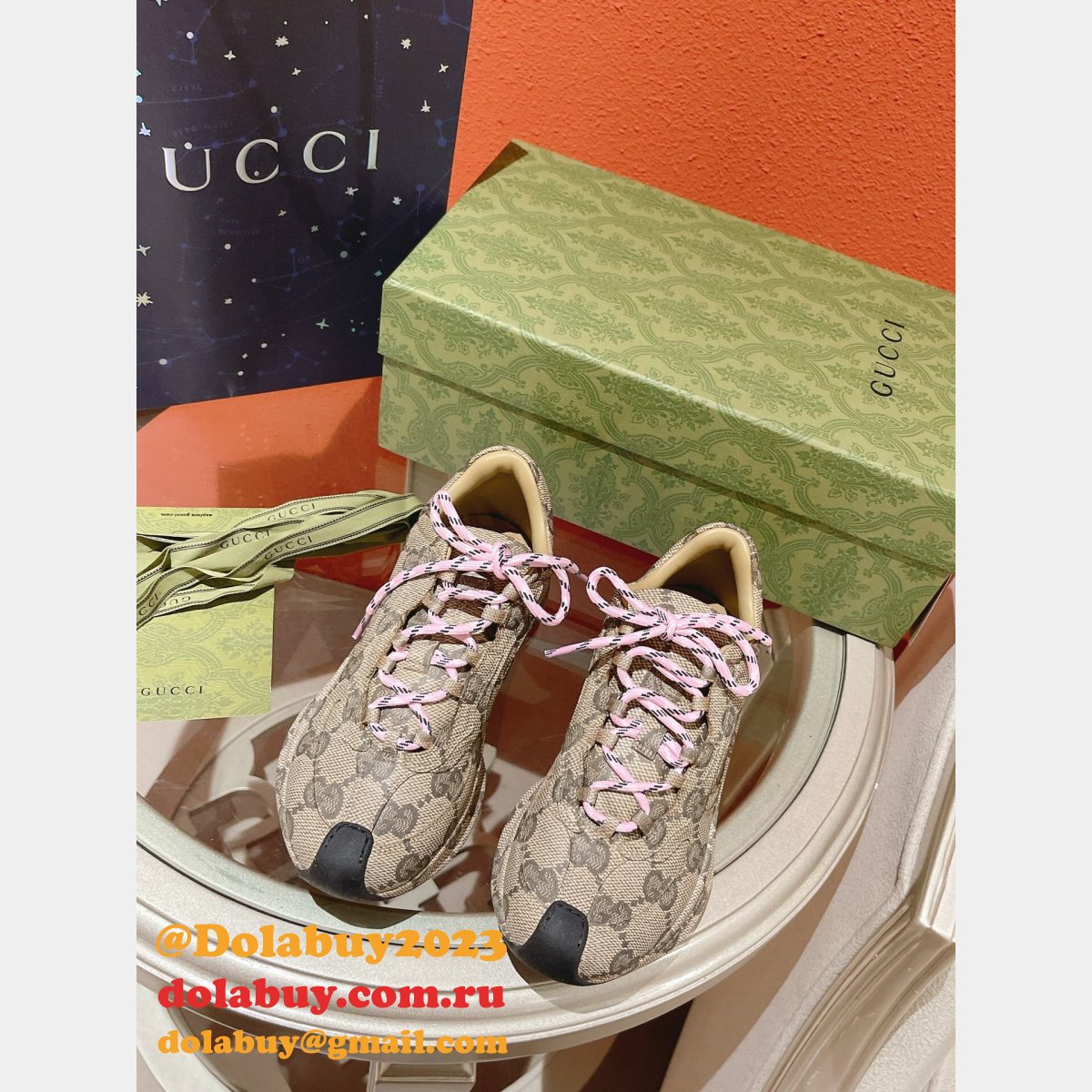 high quality copy run shoes G*u*i togo luxury designer