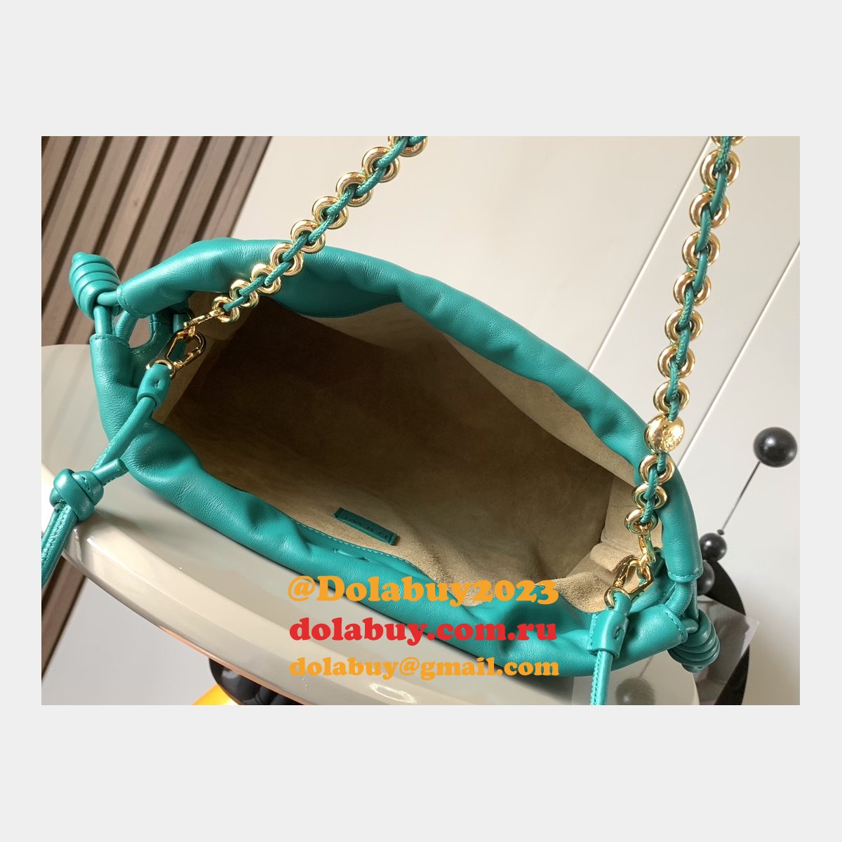 Replica Loewe MINI/Medium Flamenco Purse In Mellow Nappa Lambskin