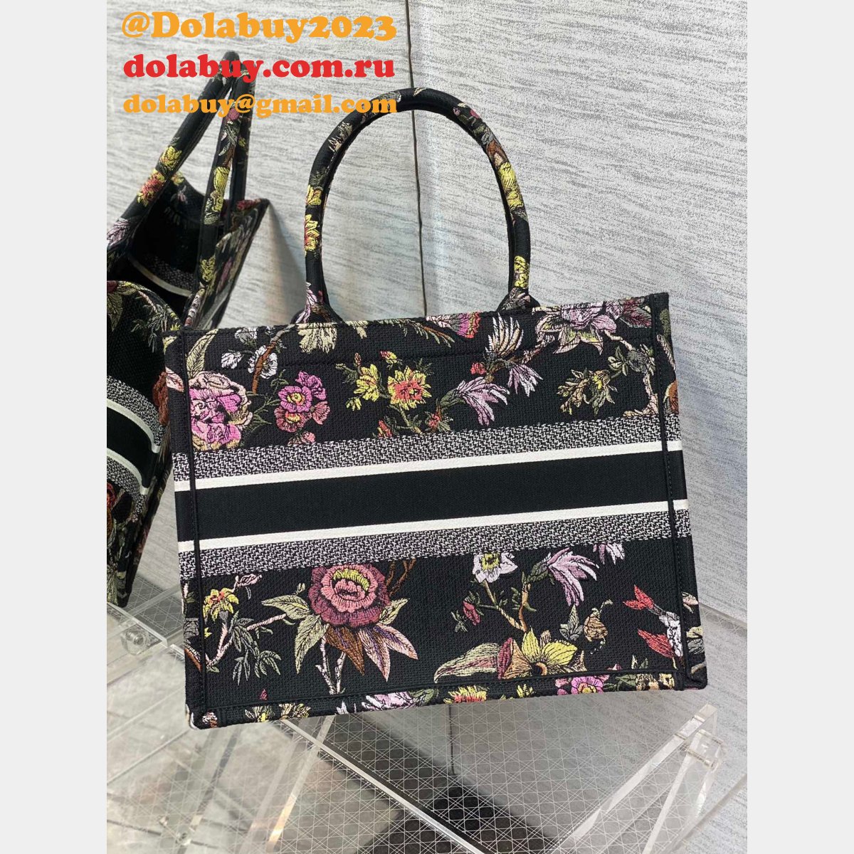 The Best Christian Dior 26.5/36/41.5CM CD Book Tote Replica Bag