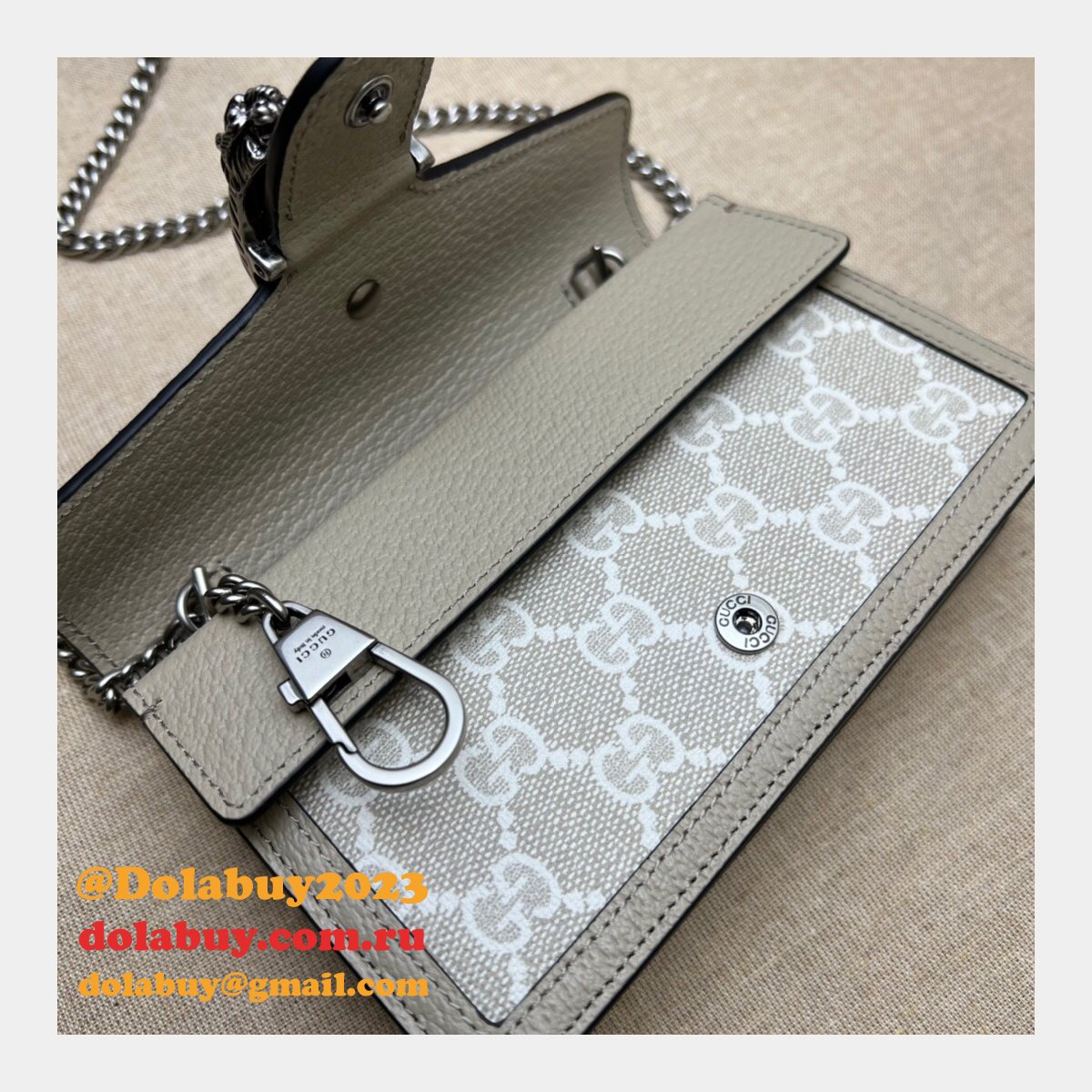 Gucci Replica Ladies 476432 Dionysus Leather Super Perfect Bag