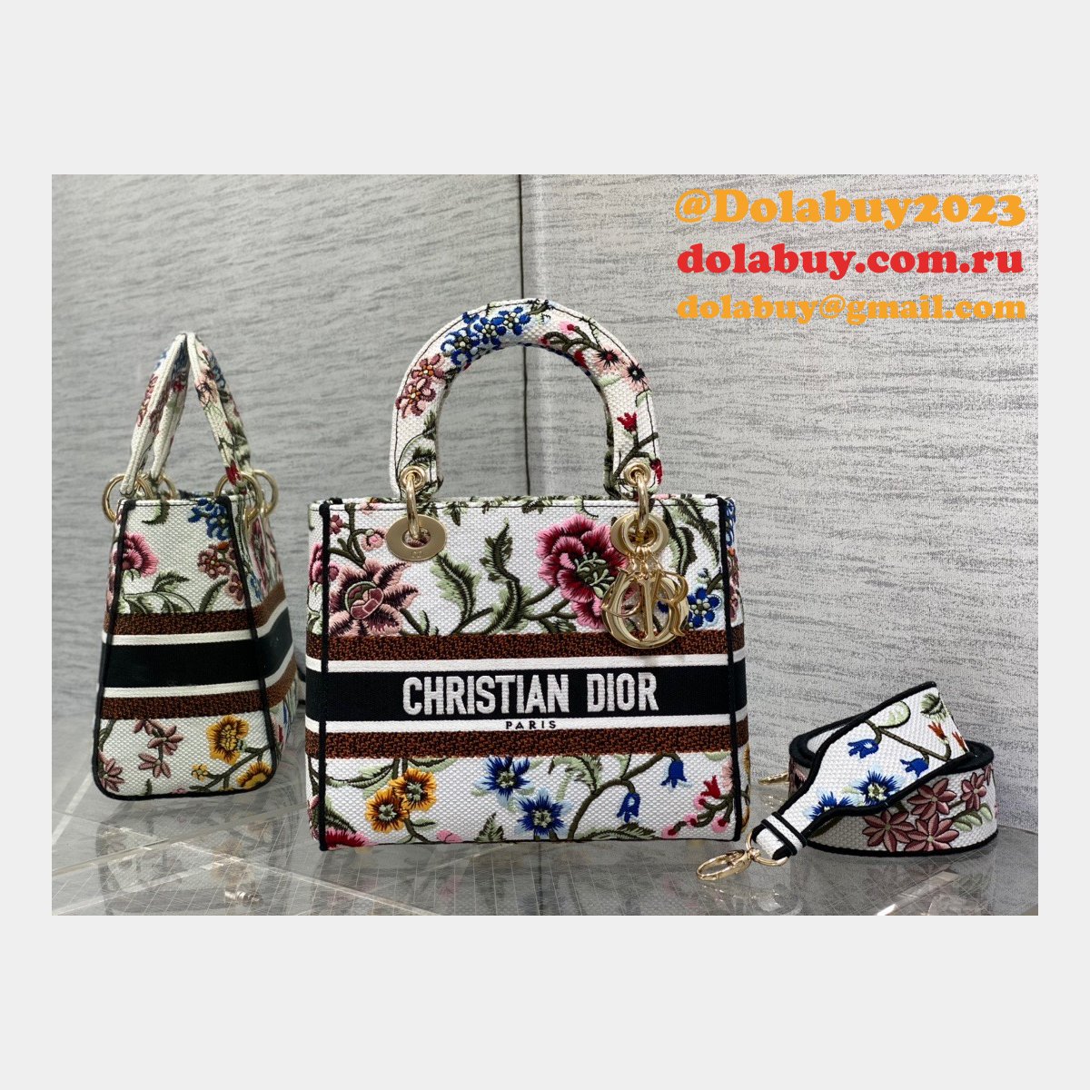 Christian Dior Designer Replica 24CM Lady Dior Bag