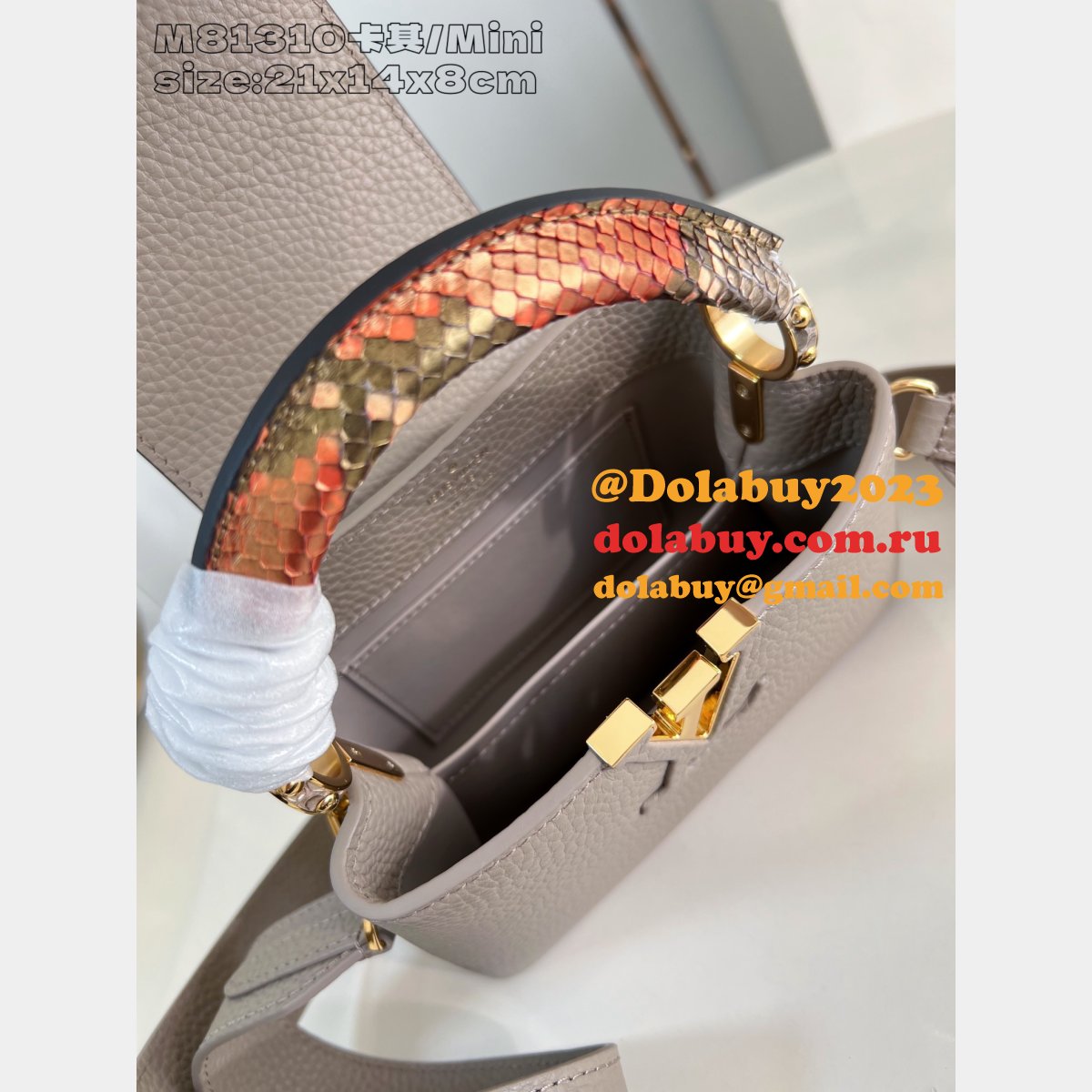 Louis Vuitton Capucines M81310 Designer Replica Bag