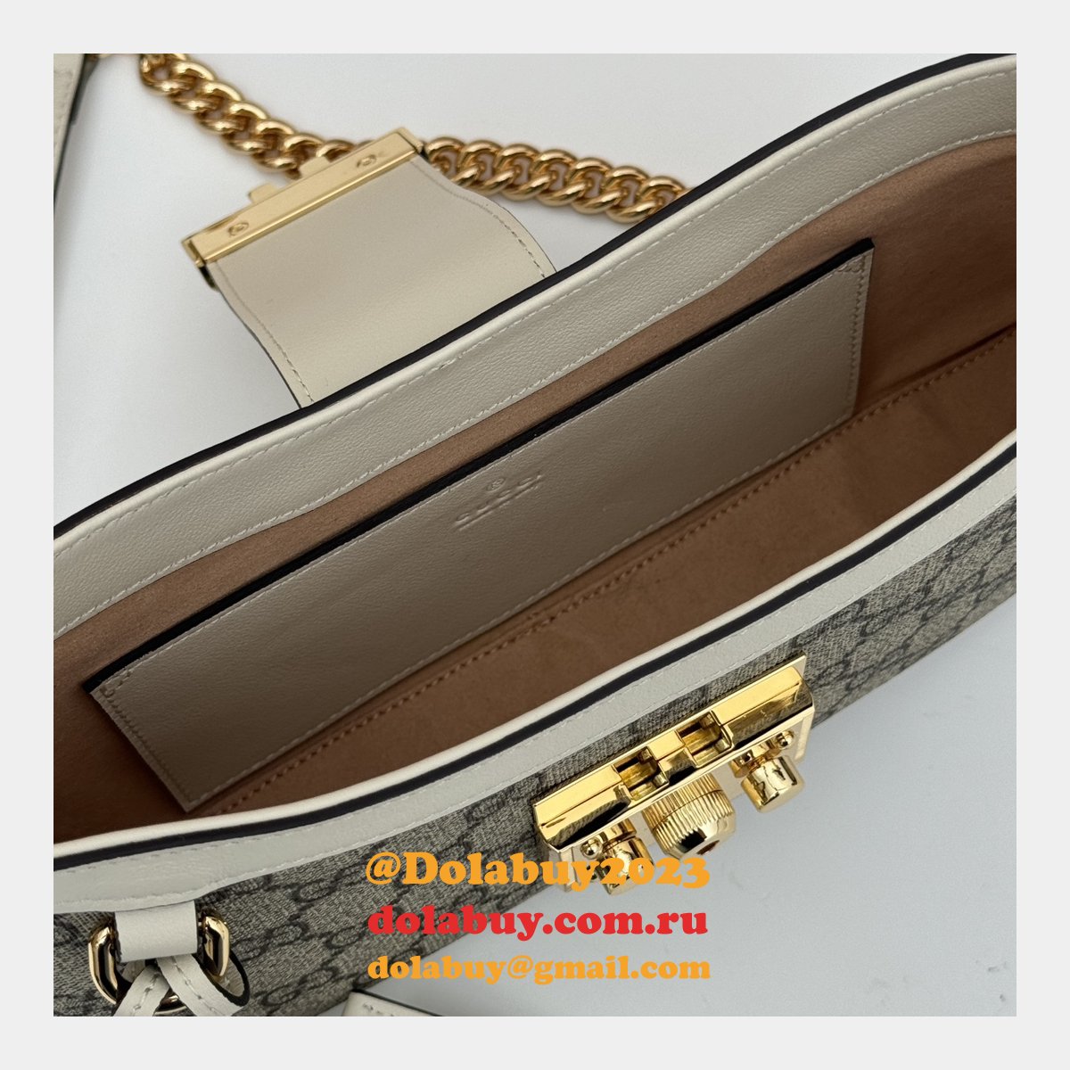 Gucci Best Quality Replicas 811705 Padlock Shoulder Bag