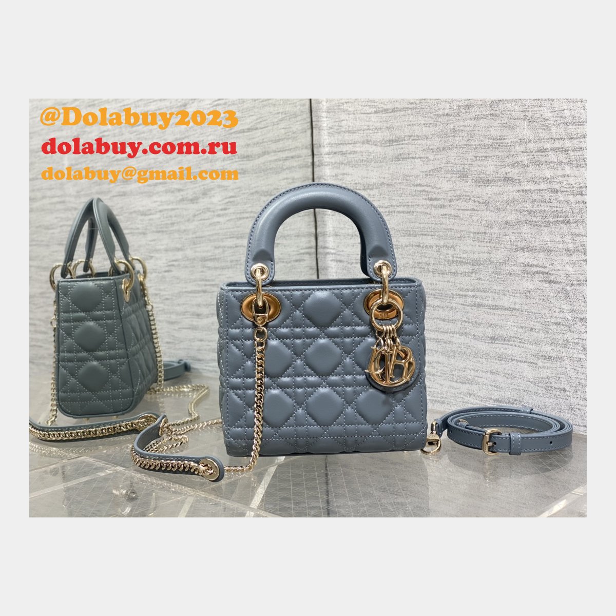 Top Quality DIOR lambskin mini lady bag 17cm