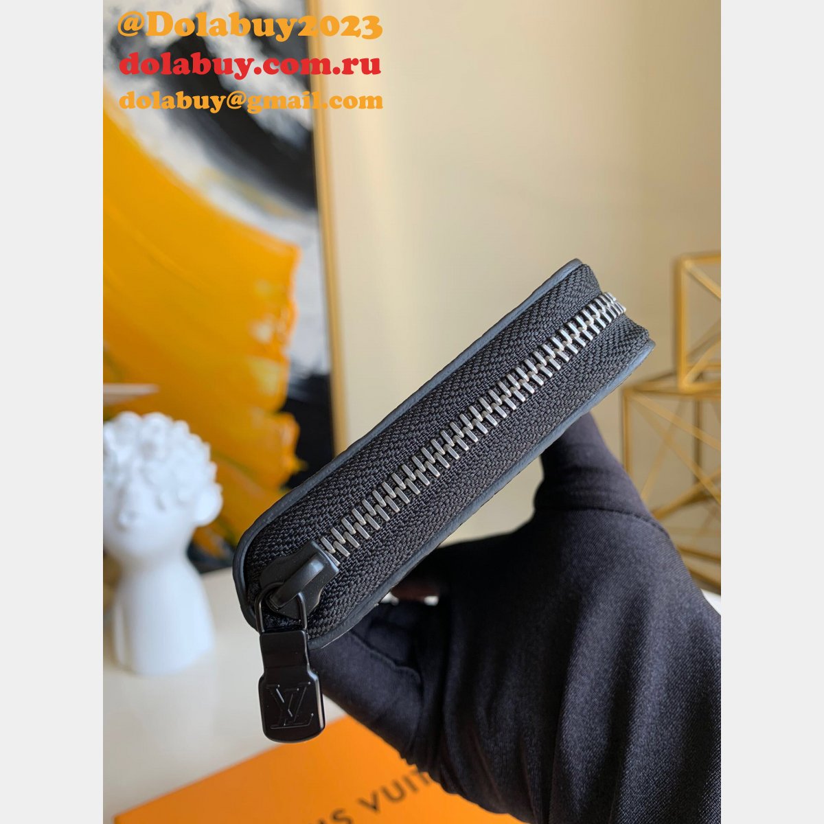 Luxury M69047 Louis Vuitton Zippy Vertical Wallet Taurillon Monogram