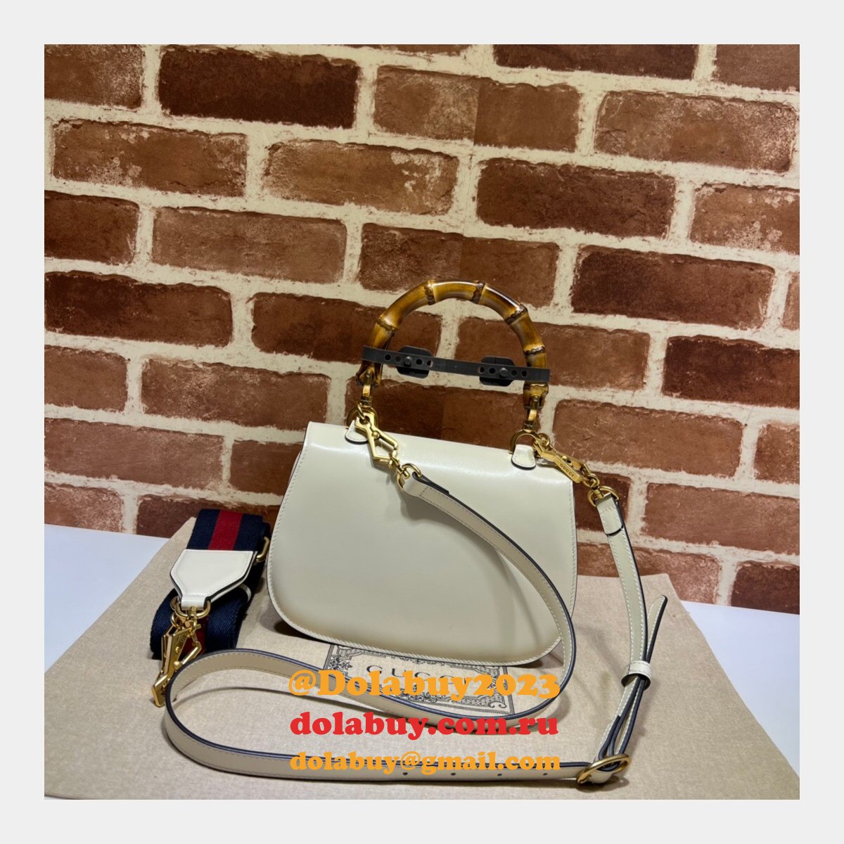 Top Quality Gucci Bamboo 1947 Small Top Handle Bag #675797