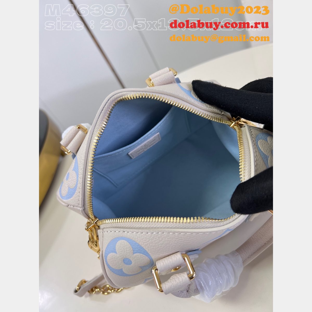 1:1 Mirror Speedy Bandoulière 20 M46596 Fake Louis Vuitton Bag