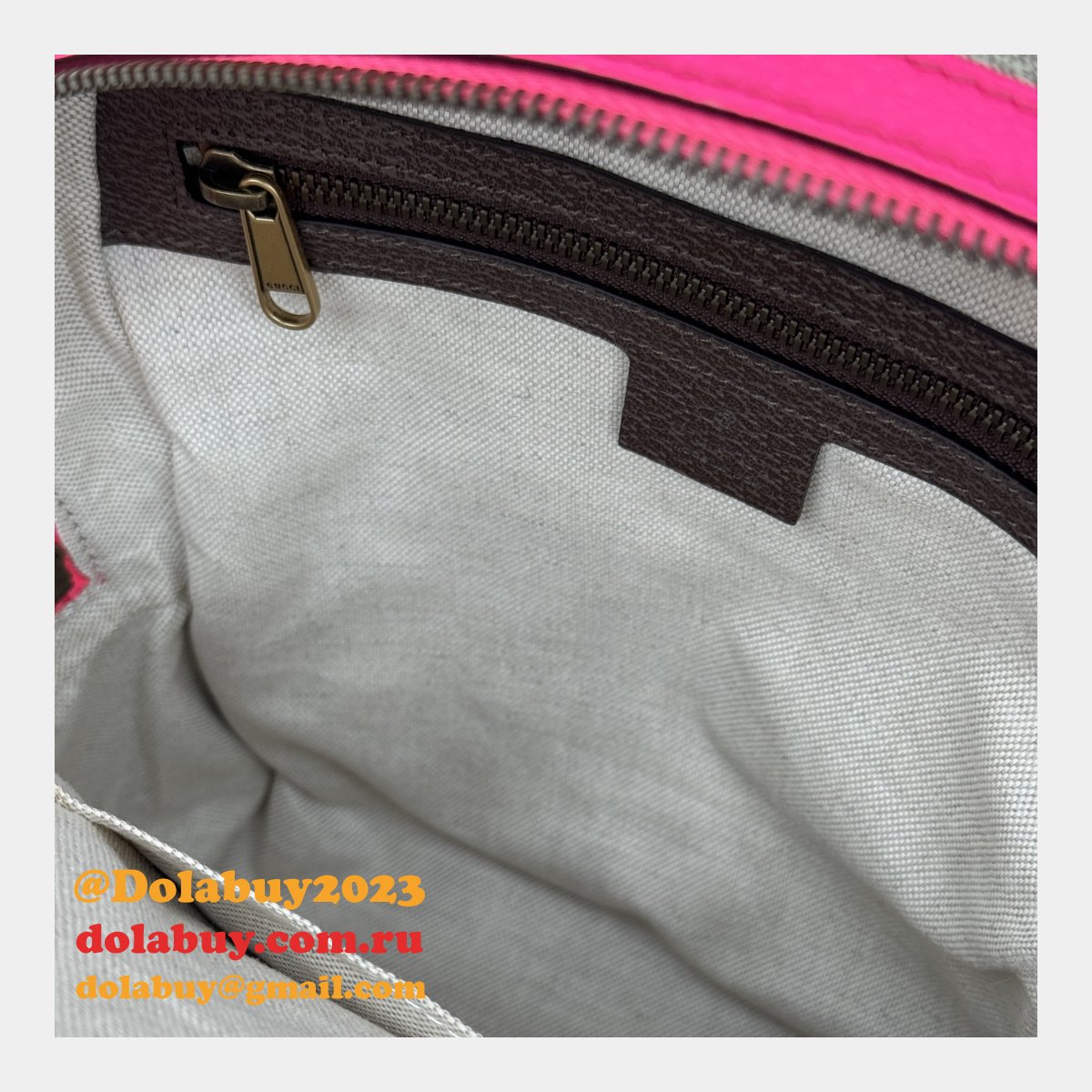 Fuchsia Top Quality 547965 GG Supreme Ophidia Gucci Copy Backpack Bag