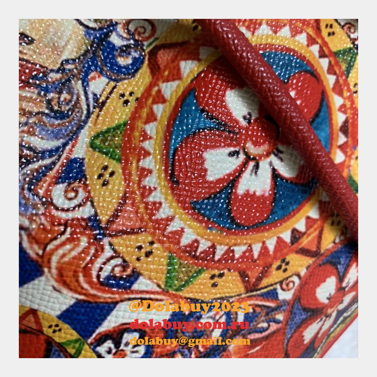 Multicolor Majolica 5500 Bucket Sling Fake Dolce & Gabbana Bag