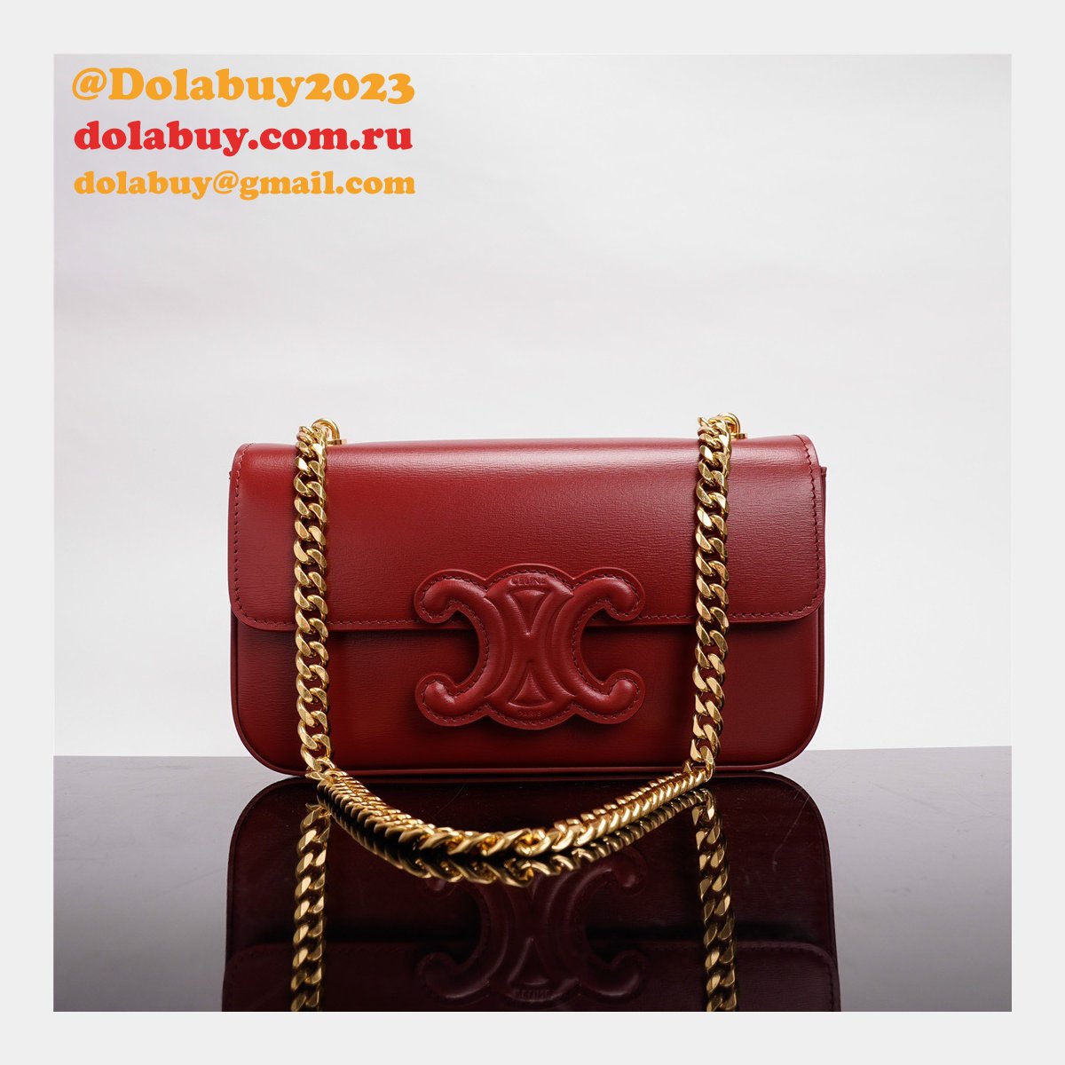 Fake Cheap Replica Celine Triomphe Handbags 21CM