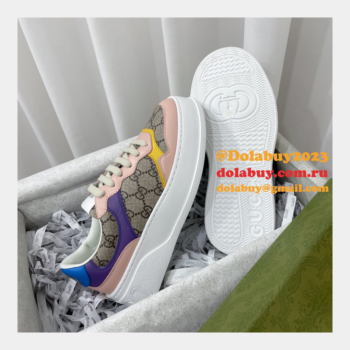 buy cheap designer replica gg couple platform G*u*i shoes