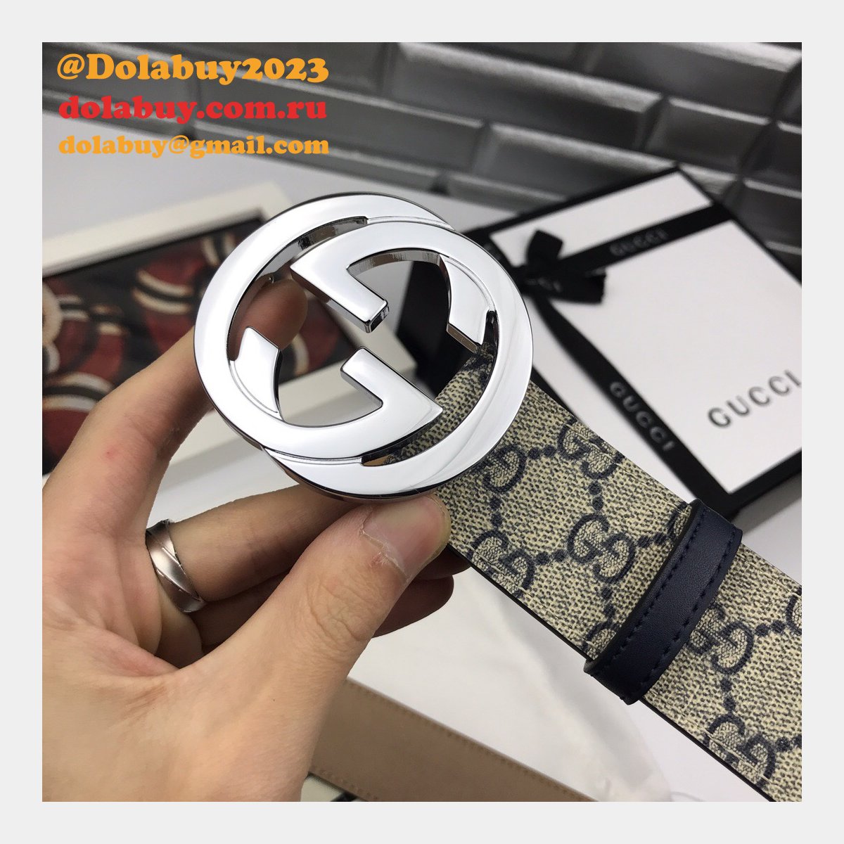 G*u*i belt with double g buckle 38mm cheap