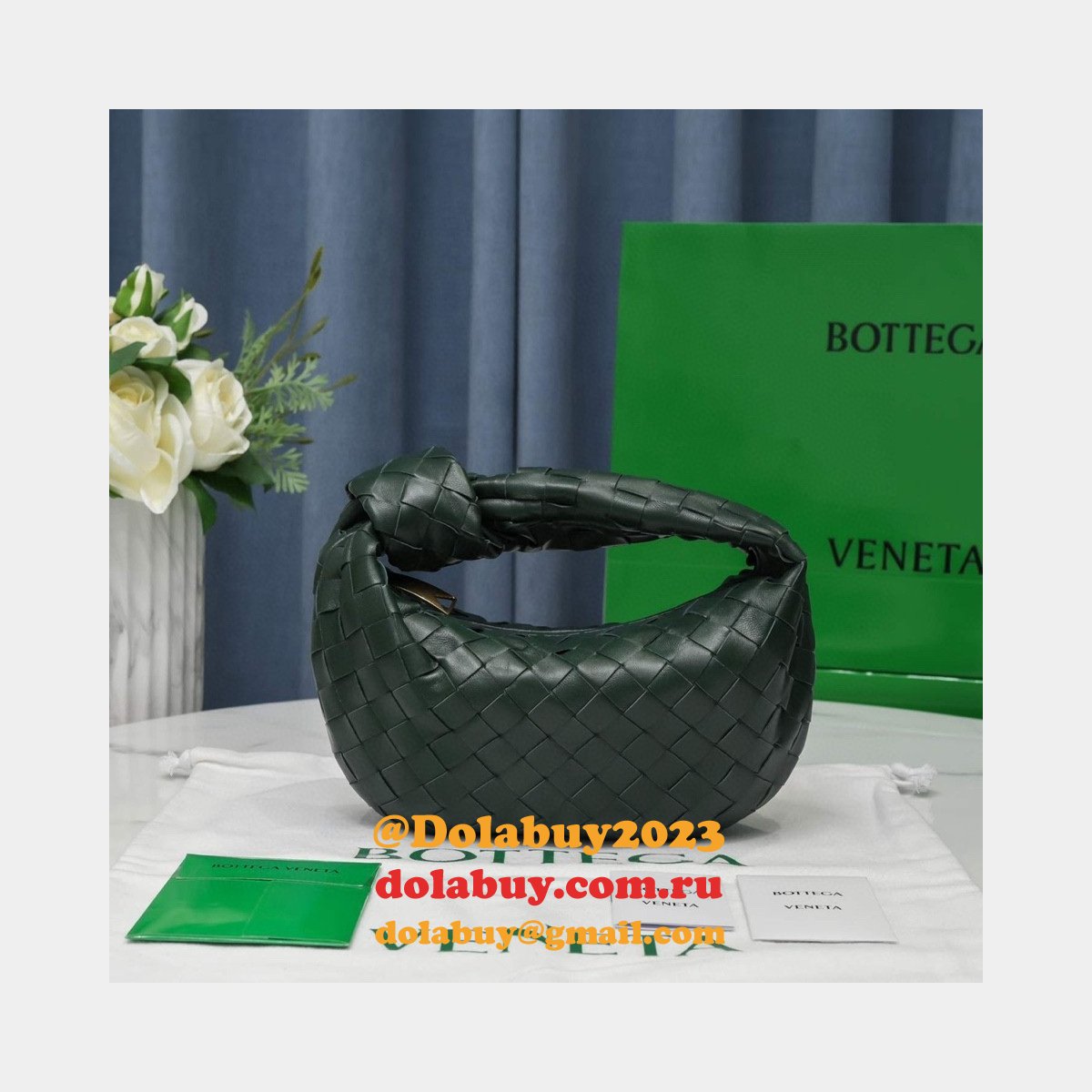 Buy First Copy Replica Bottega Veneta Jodie Clutch Bag online from China