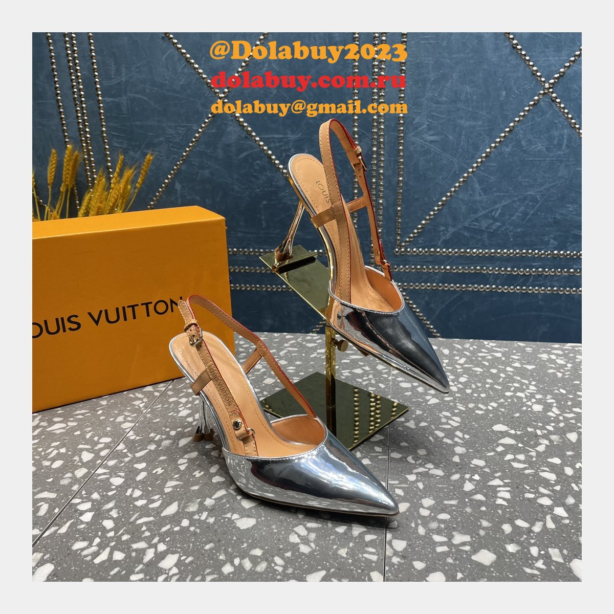 Replica LOUIS VUITTON Blossom Slingback Pump