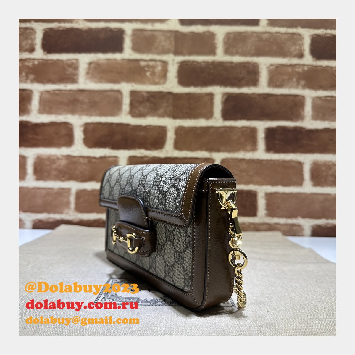 Horsebit 1955 Top Quality Gucci AAA+ 752002 Replica Bag