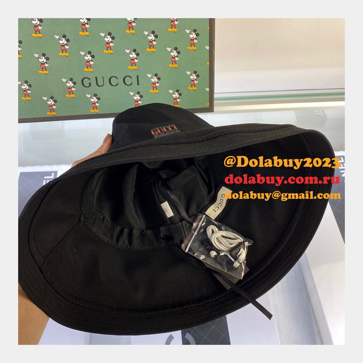Luxury Gucci Foldable Simple fisherman hat
