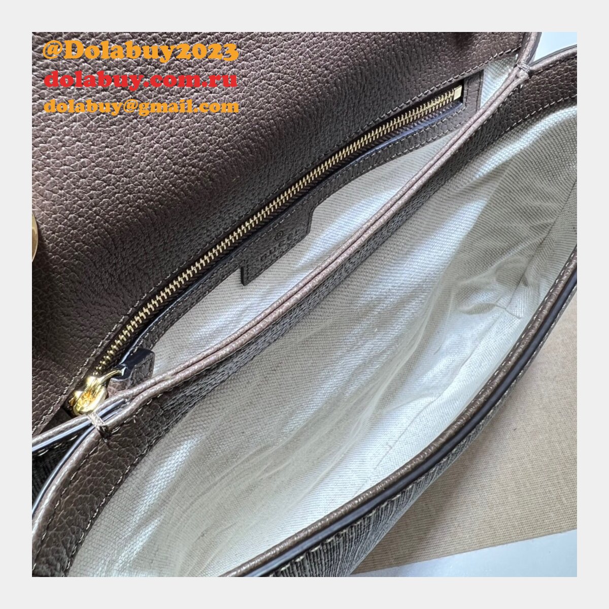 faux G*u*i medium bag messengers round interlocking g 699210