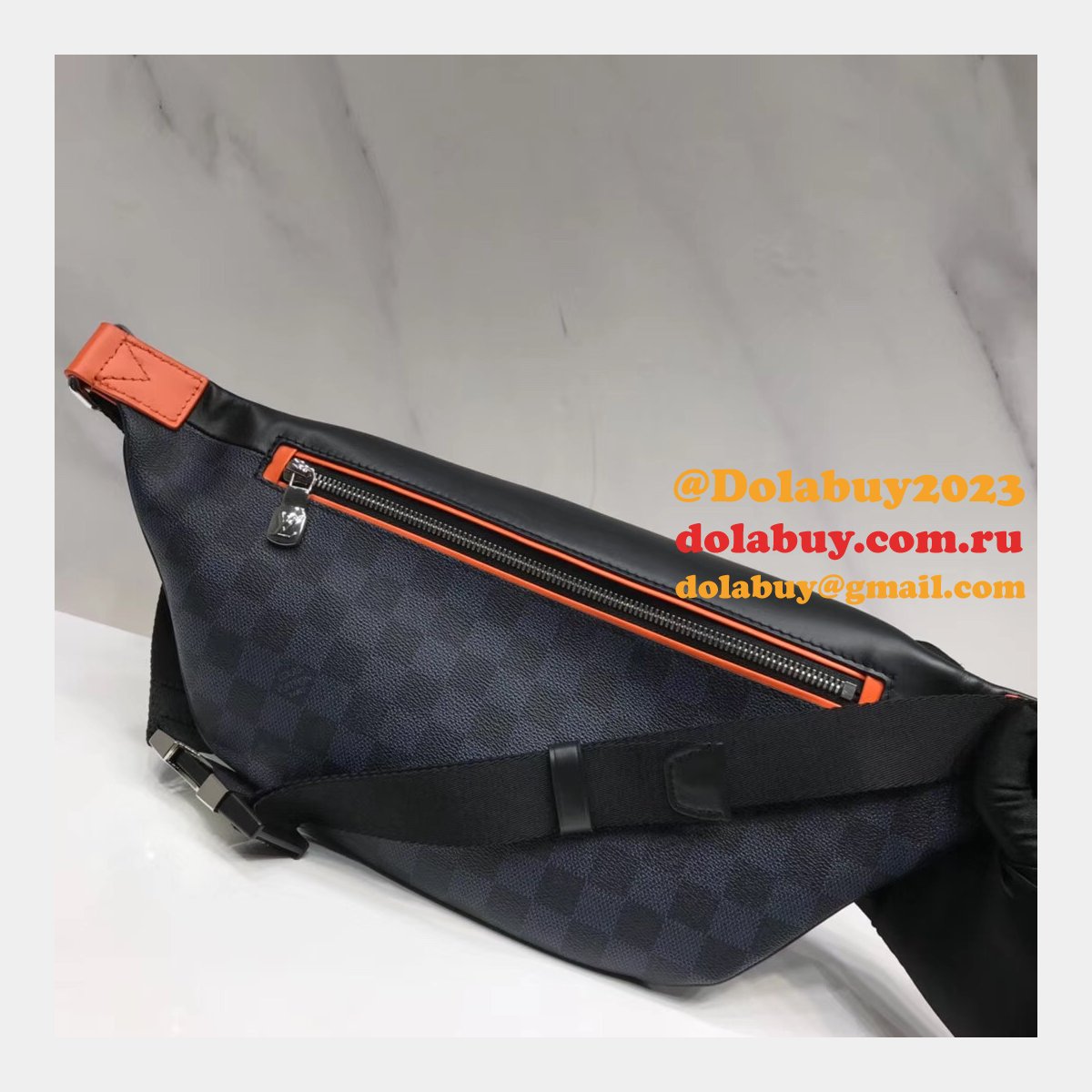 High Quality LV Discovery Bumbag Damier Cobalt Canvas N40161 Bag