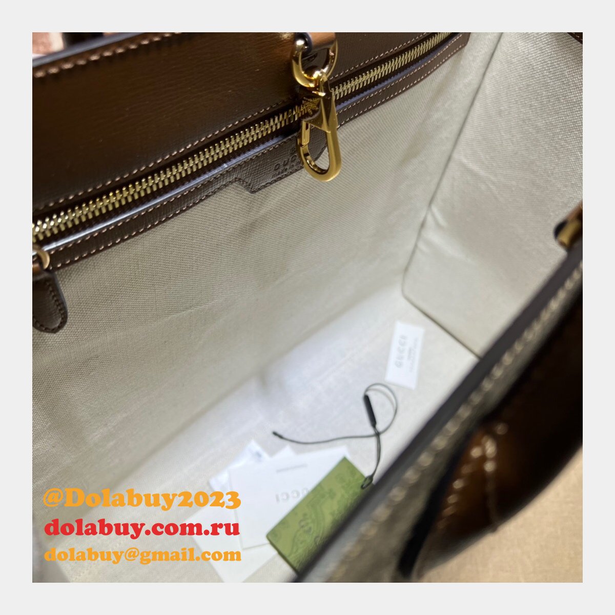Gucci Luxury Tastic Replica 674148 Medium tote with Interlocking G