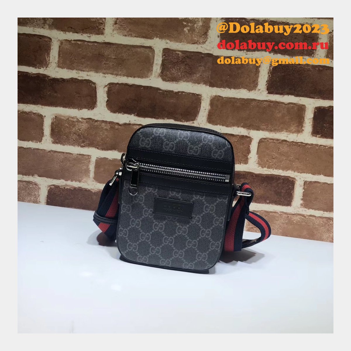 Gucci Top Quality GG Messenger Men Replica 598103 Bag