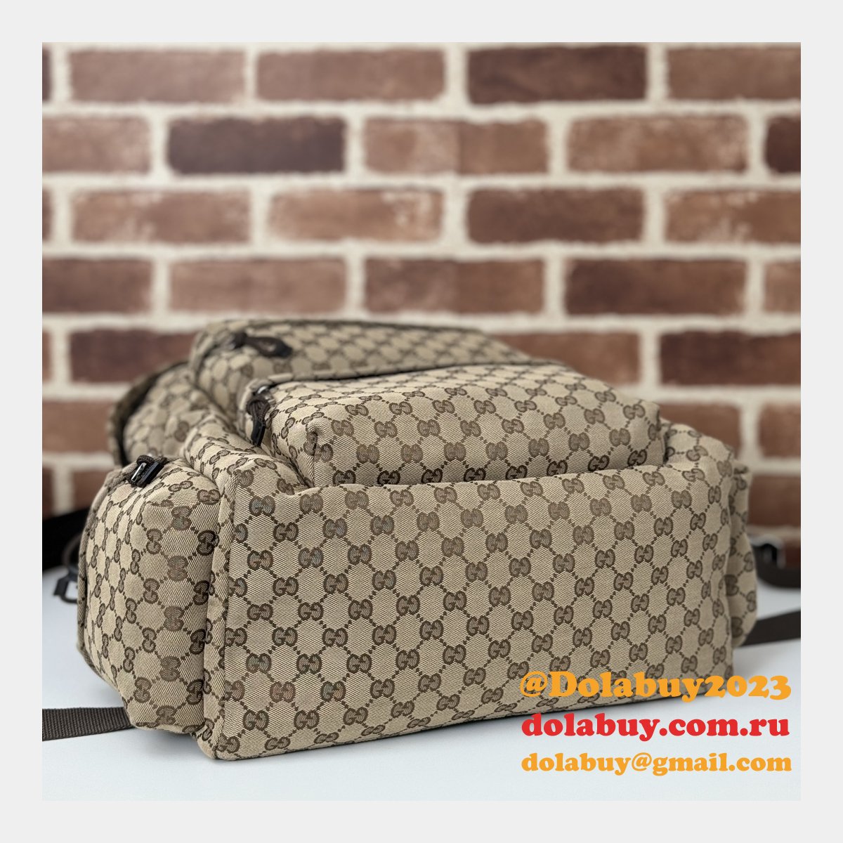 Top Mens Backpack Wholesale Gucci Logo 800182 Inspired Bag