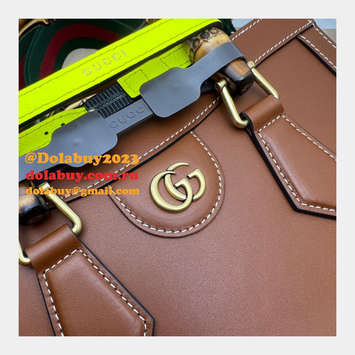 Fake Gucci 1:1 Quality Diana Top Handle Tote 702721 Bag