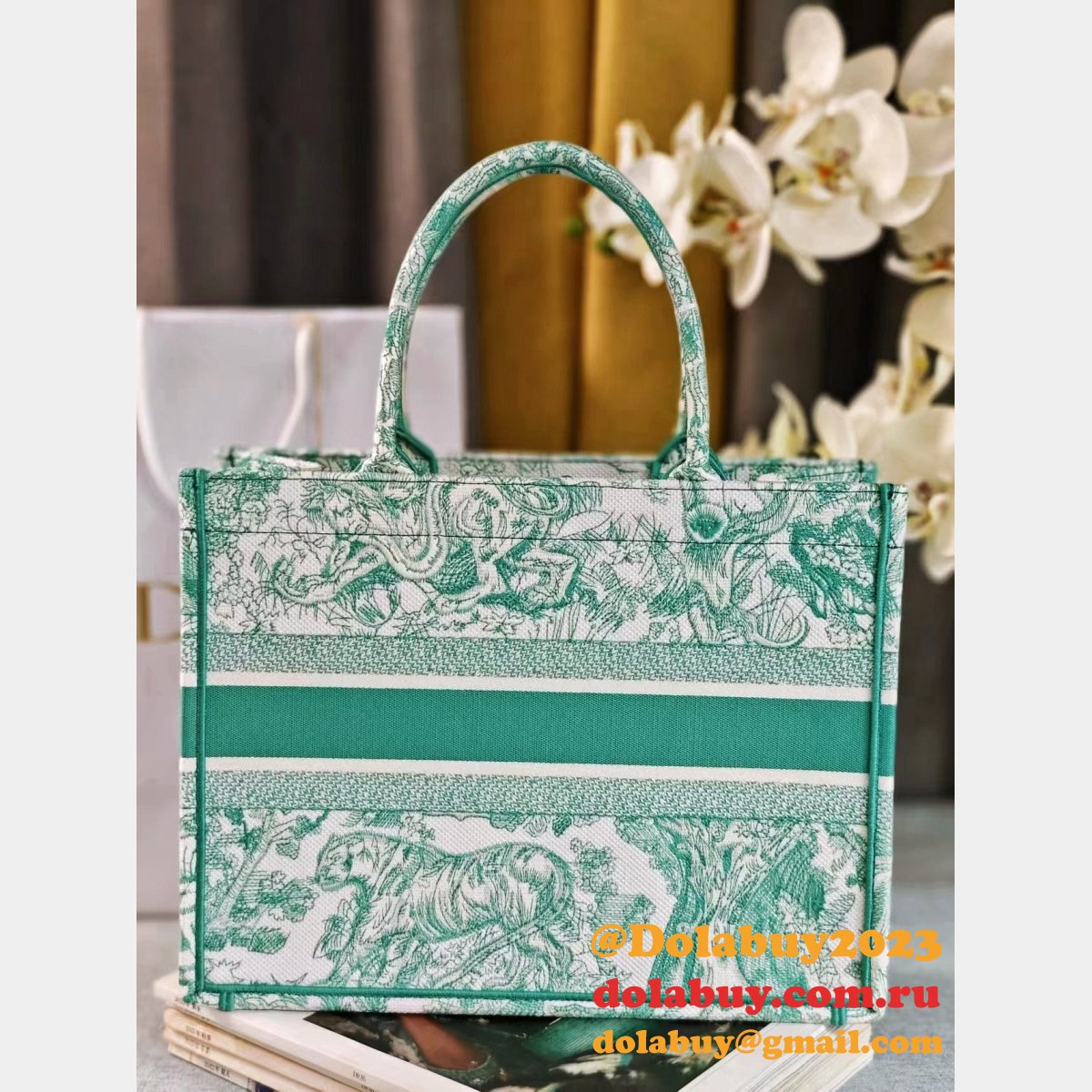 Top Quality Christian Dior Paris Reverse book Tote