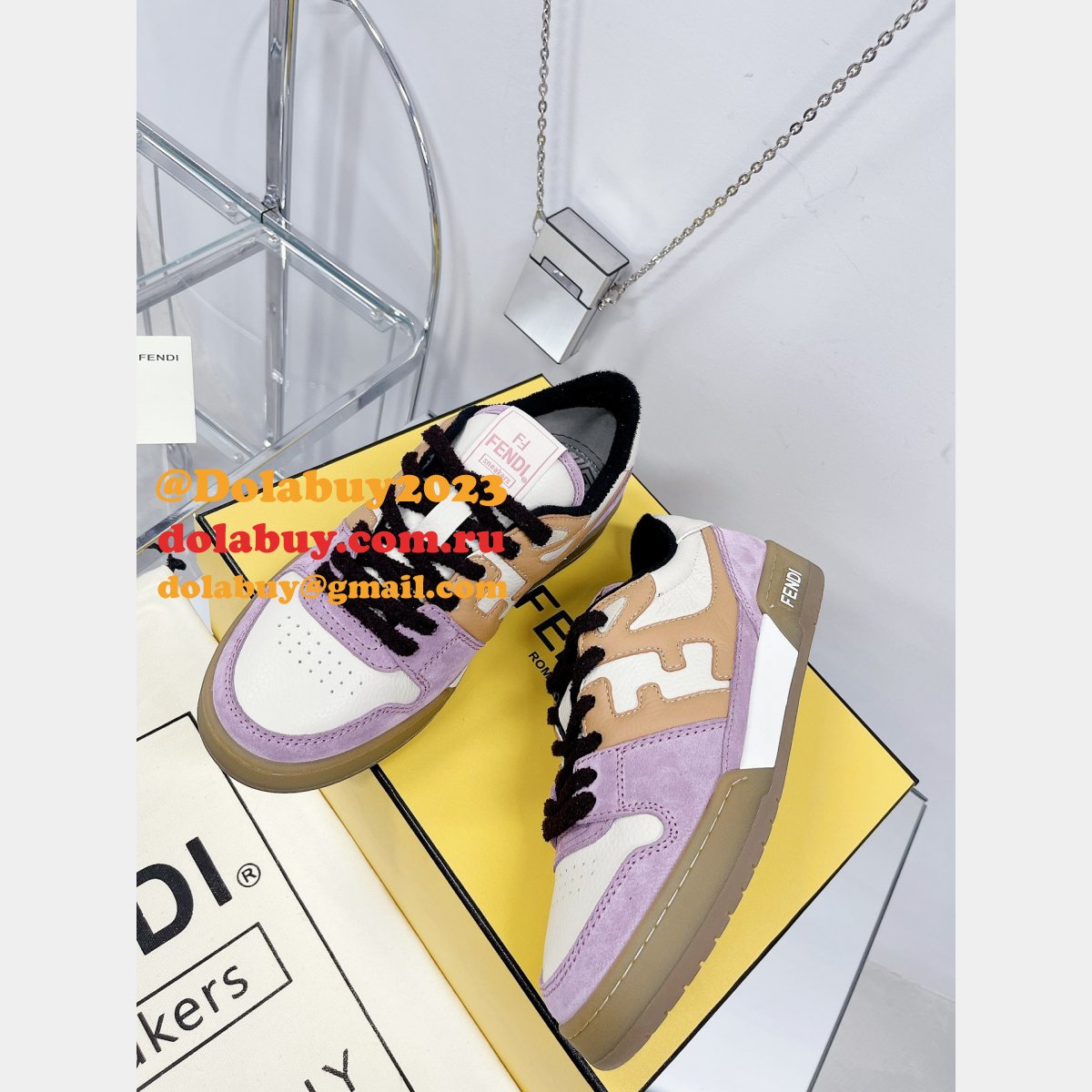 Best Quality Replica Fendi Match TUP F Logo Shoes and Sneaker