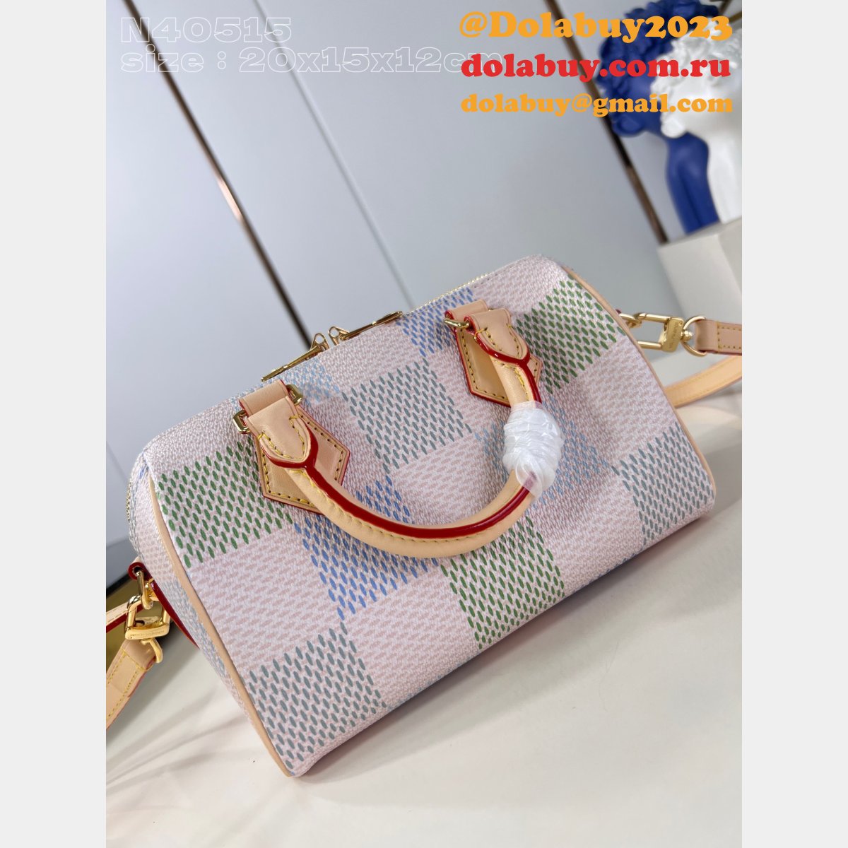 Speedy Bandoulière 20 Other Damier Canvas N40515 Fake LV Bag