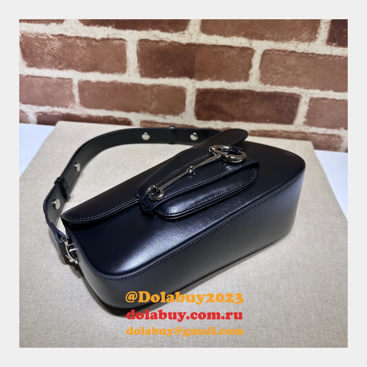 Gucci Copy Horsebit 1955 764155 Shoulder 1:1 Mirror Bag