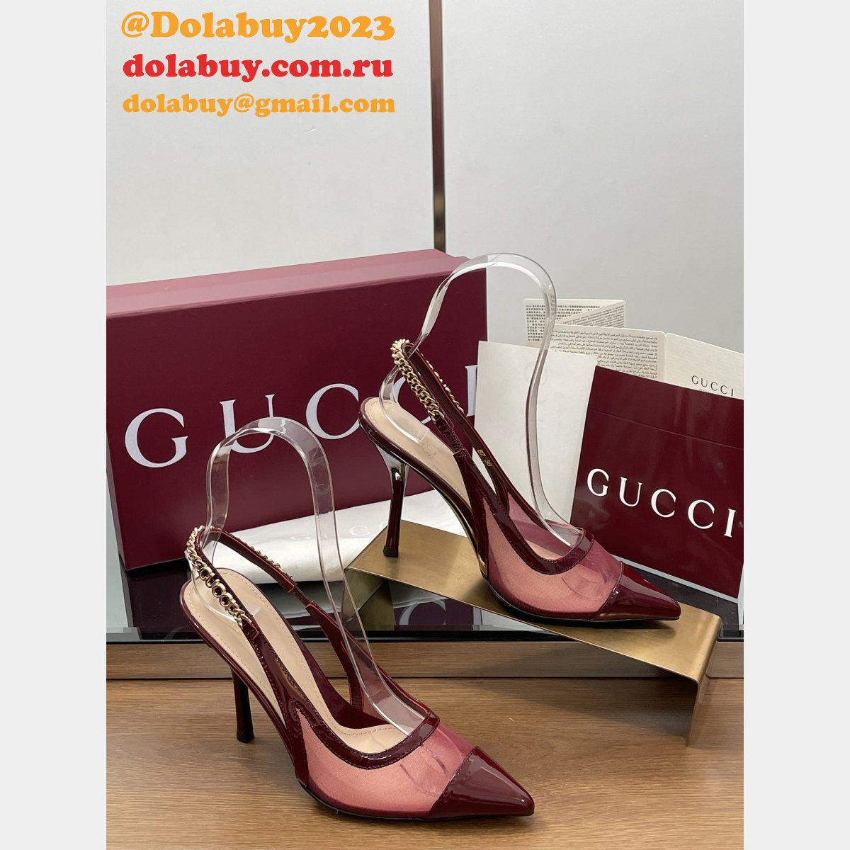 Fashion GUCCI Signoria Slingback Pump