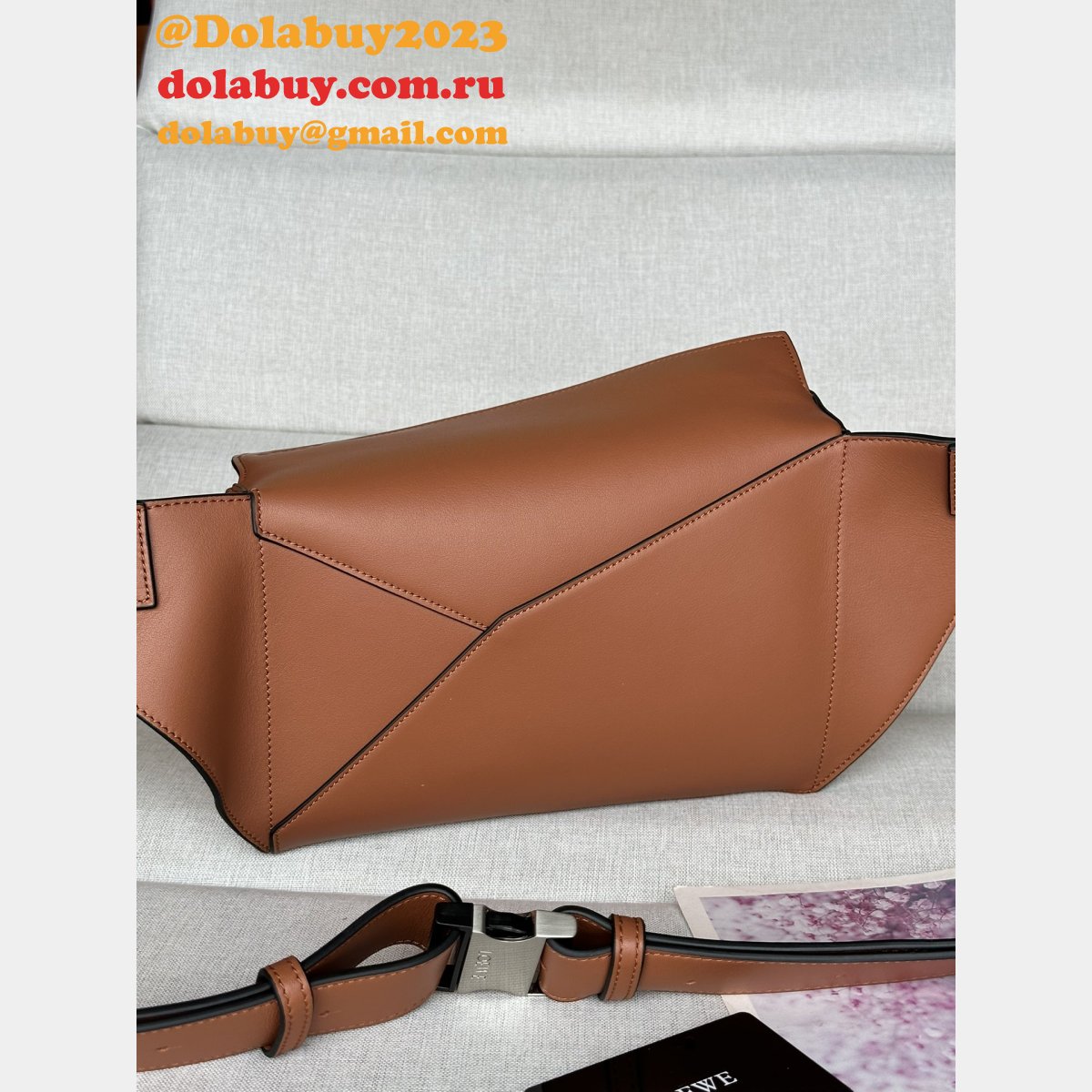 Top Quality Loewe Small Classic Calfskin Puzzle Belt Bag