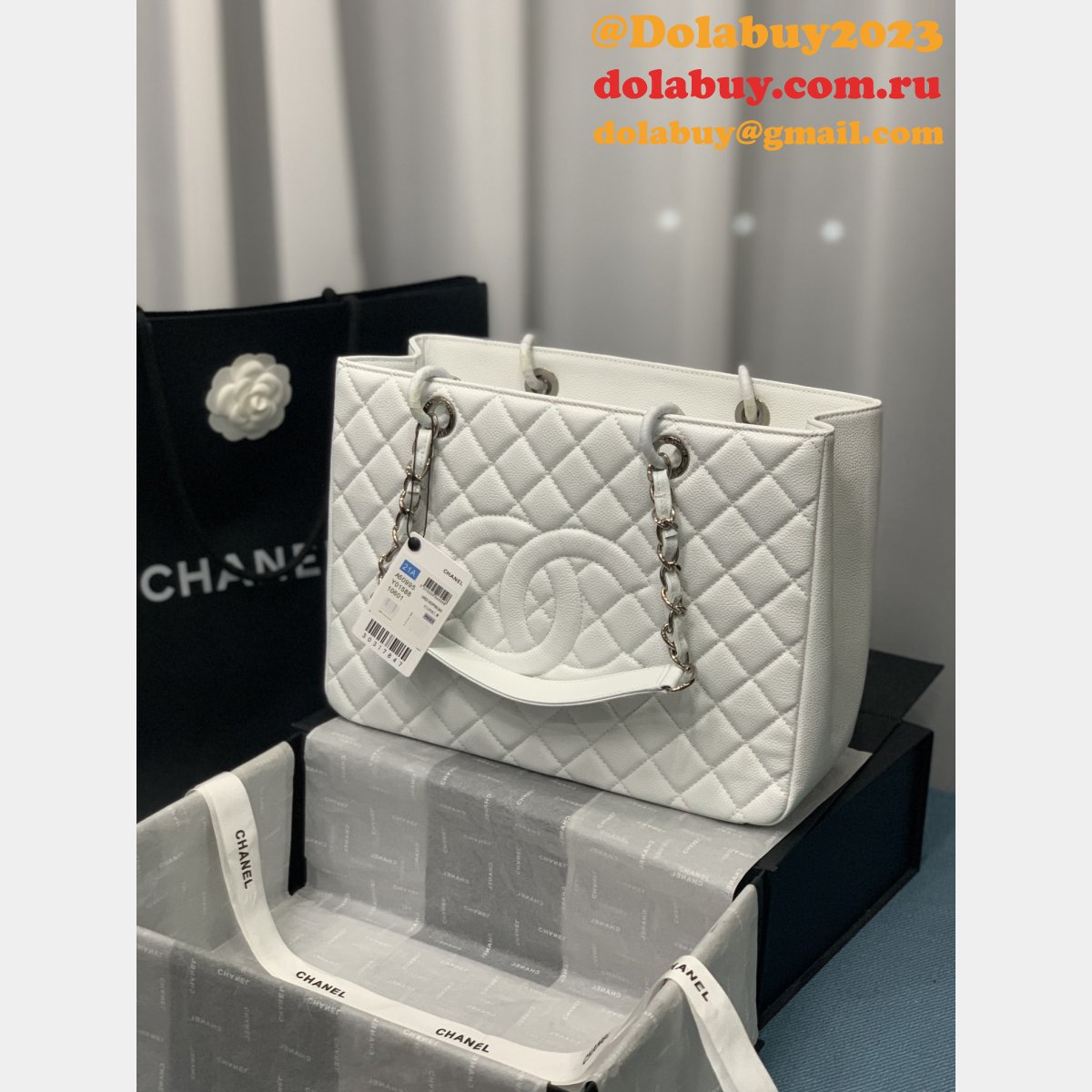 Best classic CC 50995 shopping bag CAVIAR leather