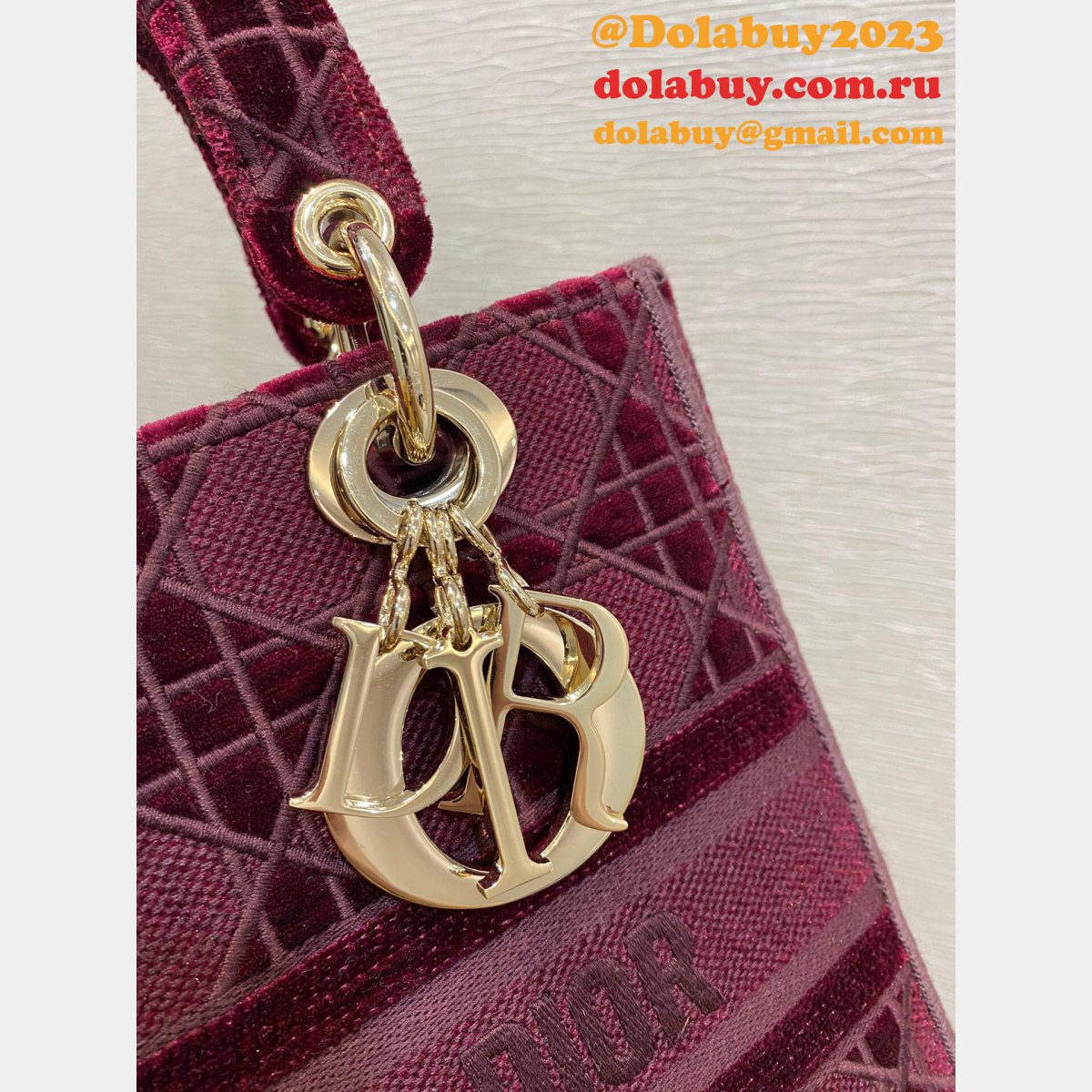 Christian Dior Replicas Lady Dior 24cm Best Bag