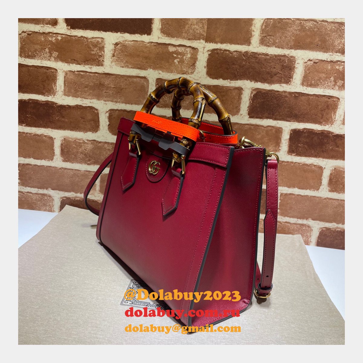 AAA Replica Designer Gucci 660195 Diana small tote leather Handbags