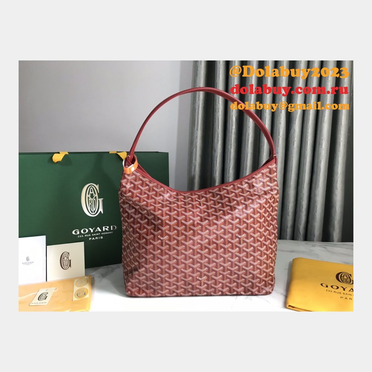 Designer Goyard Hobo Bohème Saint Louis Artois Replica Bag
