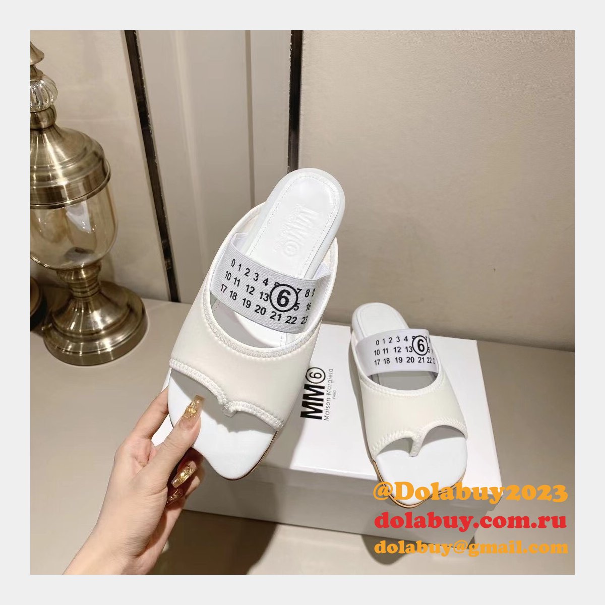 Replica Maison Margiela Knockoff MM6 Flip Flops Shoes